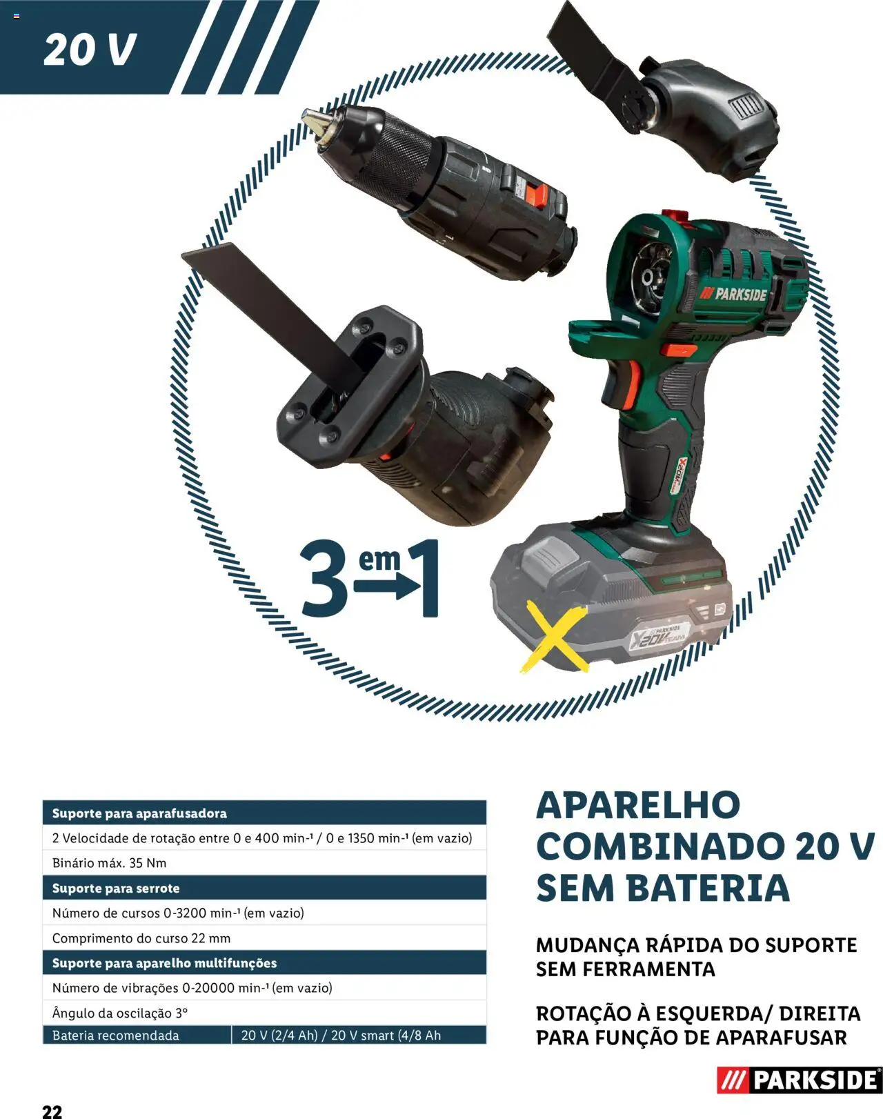 Lidl Baterias E Ferramentas │ válido de 02/02/2023 | Página: 22
