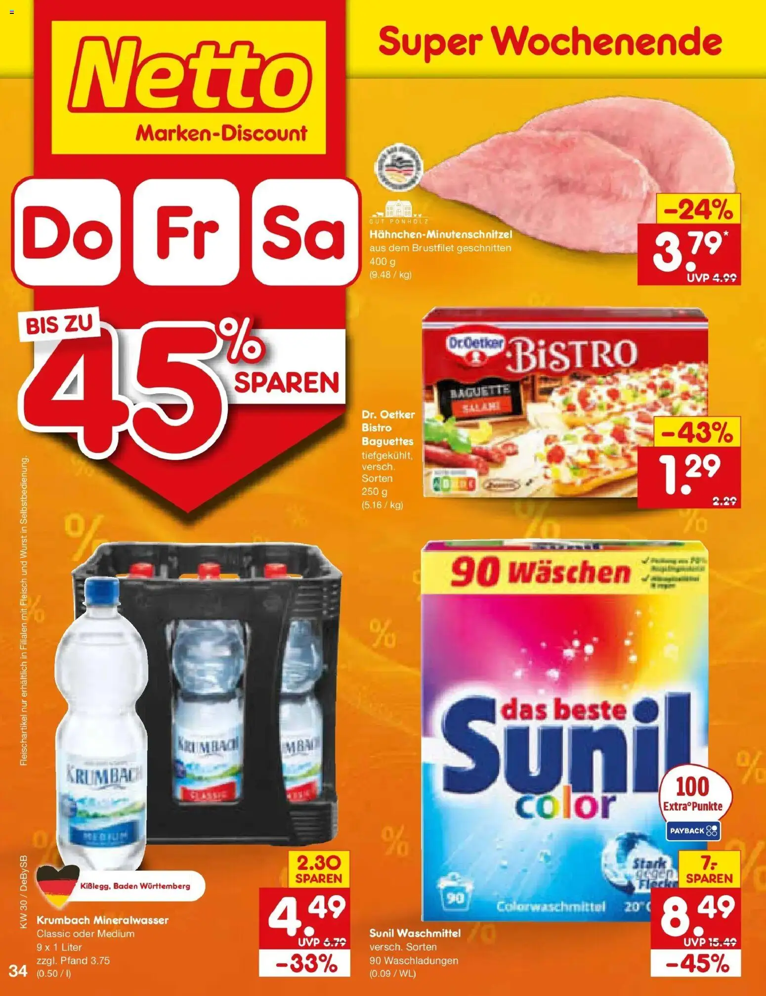 Netto Marken-Discount Prospekt Thierhaupten – gültig ab 20.07.2026 | Seite: 58 | Produkte: Mineralwasser, Waschmittel, Wurst, Fleisch