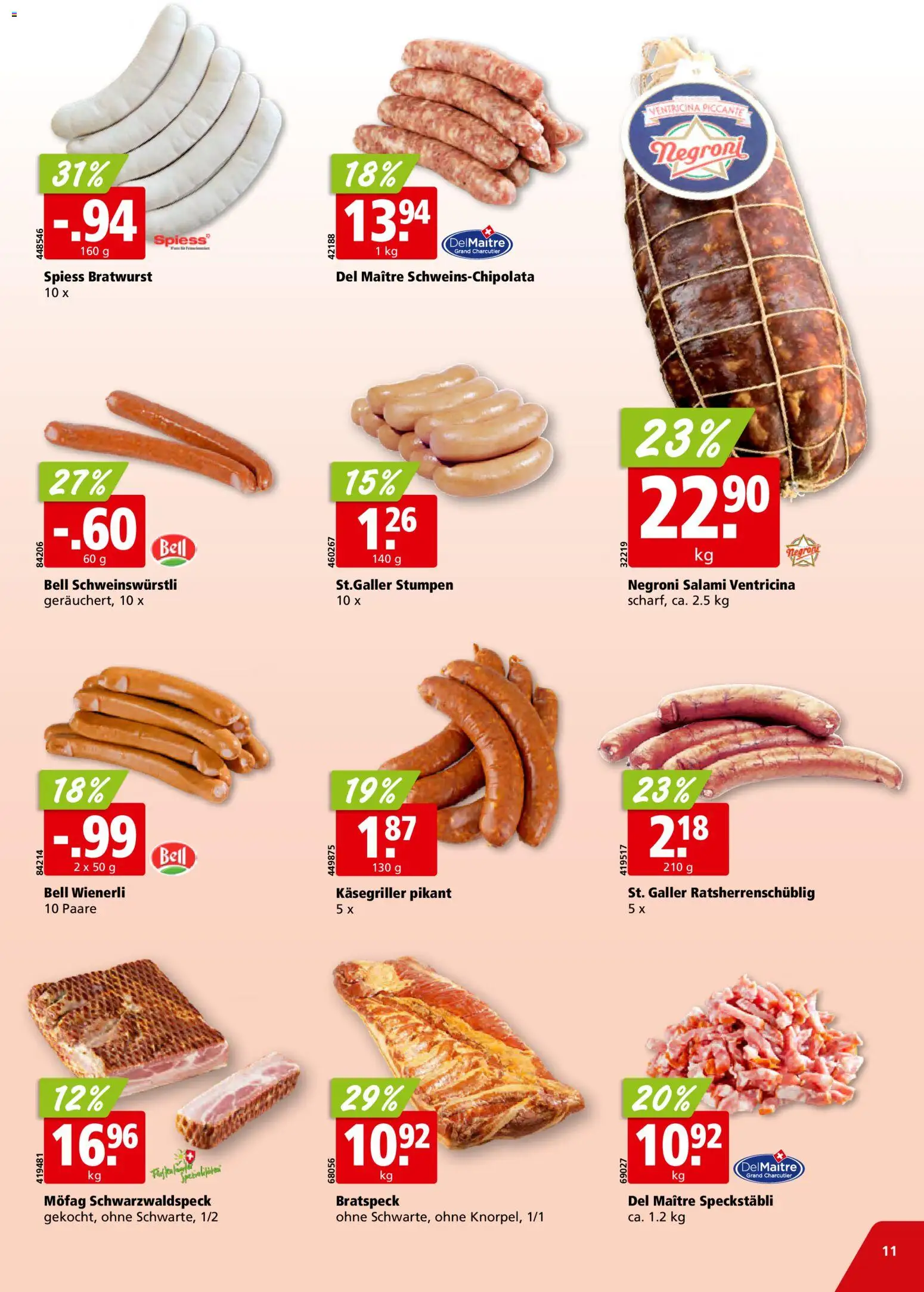 Aligro aktionen – gültig ab 20.07.2026 | Seite: 11 | Produkte: Salami