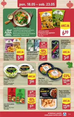 Pogląd oferty "Aldi gazetka" - ważna od 18.05.2026 | Strona: 15 | Produkty: Wakame, Curry, Wieprzowina, Mleczko kokosowe