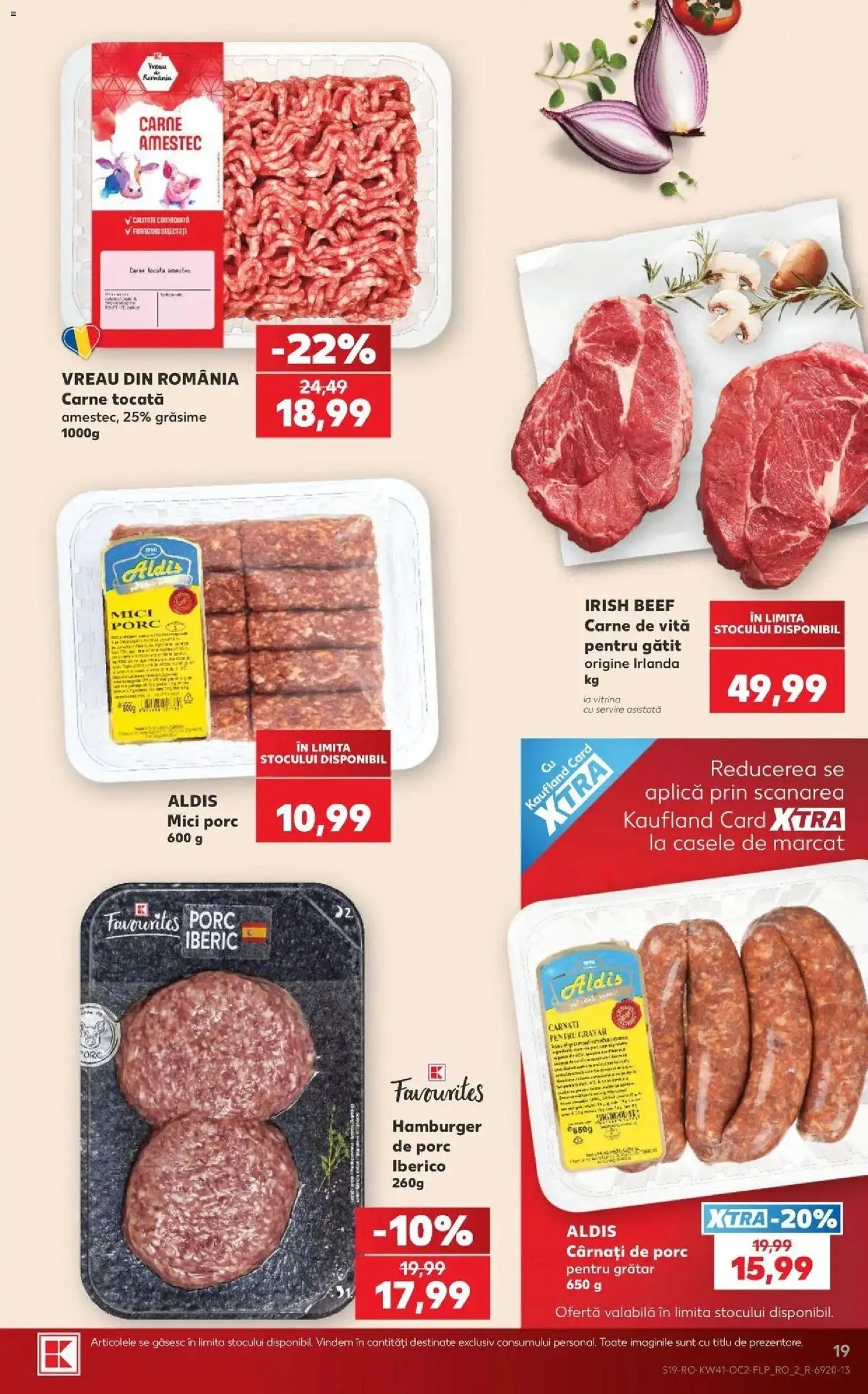 Noul catalog Kaufland – valabil de la 07.10.2026 | Pagină: 19 | Produse: Aplică, Grătar, Vitrină, Carne De Vită