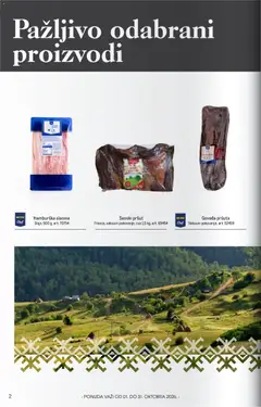 Metro katalog Horeca - pregled Metro kataloga - važi od 01.10.2026 | Strana: 2 | Proizvode: Pršut, Pršuta, Slanina, Hamburska slanina