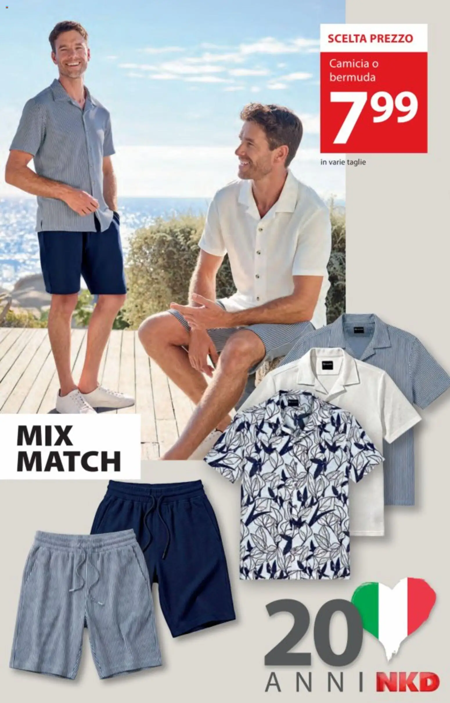Volantino NKD del 21.05.2026 | Pagina: 8 | Prodotti: Camicia, Bermuda