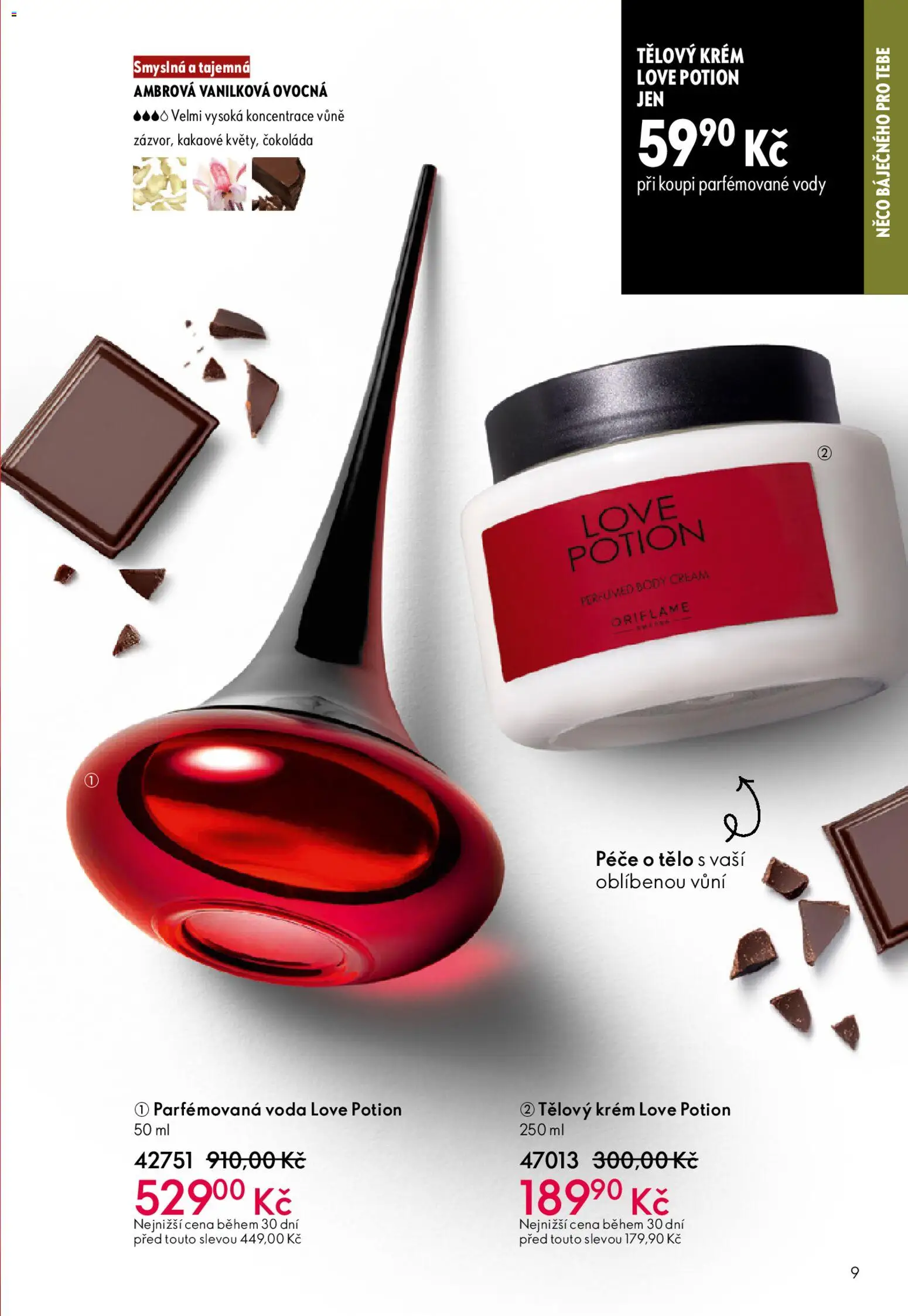 Oriflame katalog č. 05/2026 od 25.03.2026 | Strana: 9 | Produkty: Tělový krém, Voda, Čokoláda, Krém