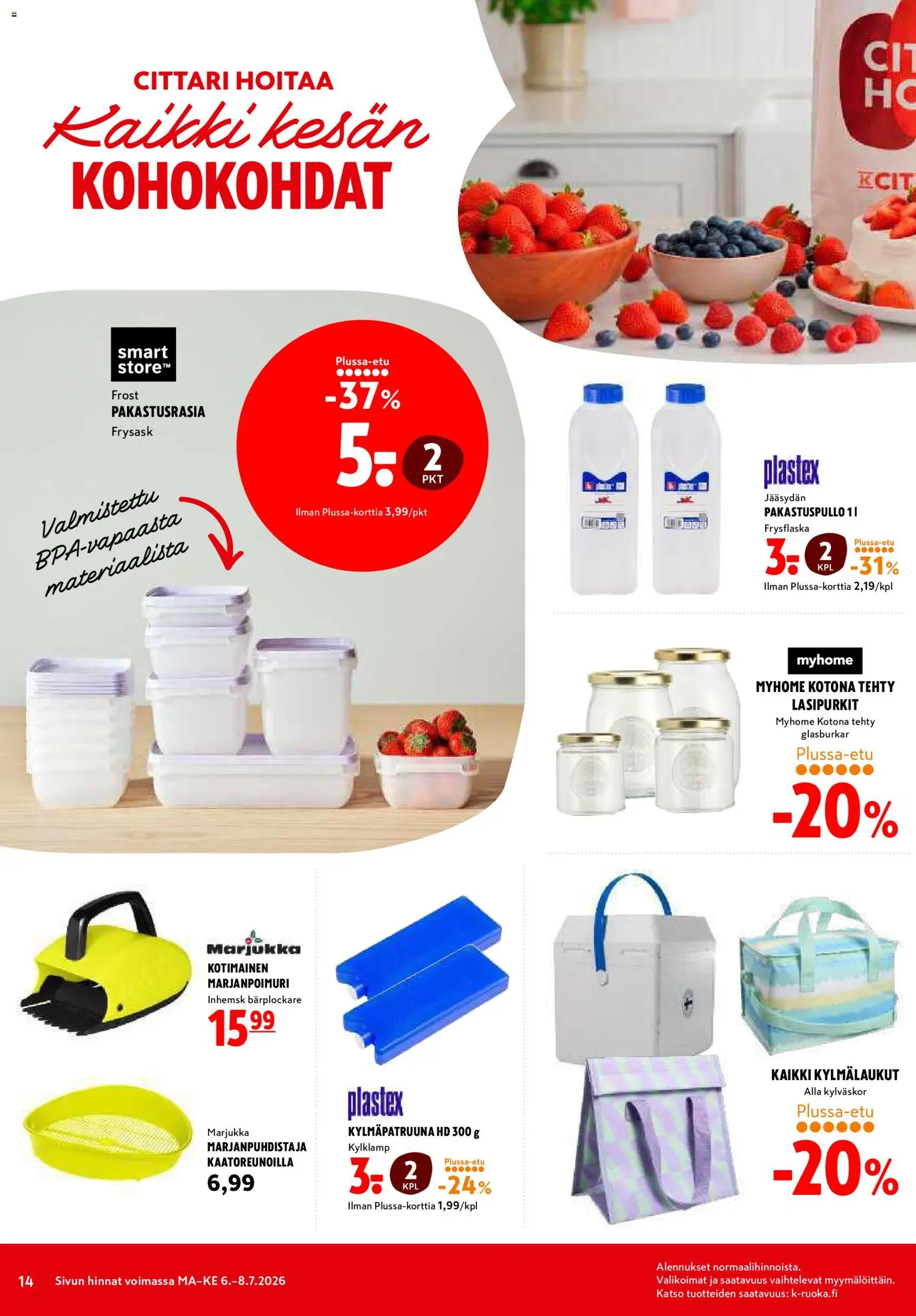 K-Citymarket tarjoukset – voimassa 06/07/2026 alkaen | Sivu: 14