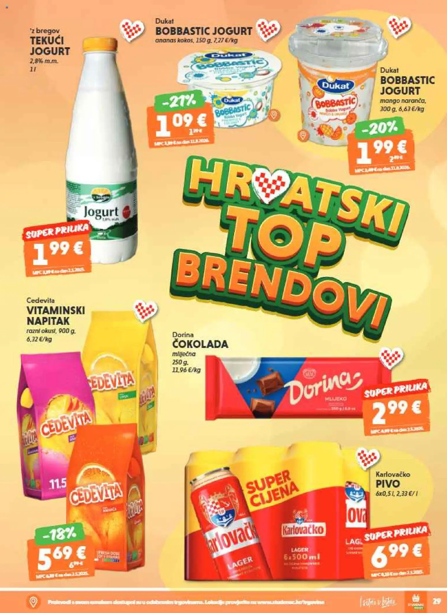 Studenac katalog | vrijedi od 29.07.2026 | Stranica: 5 | Proizvodi: Dorina, Pivo, Ananas, Napitak