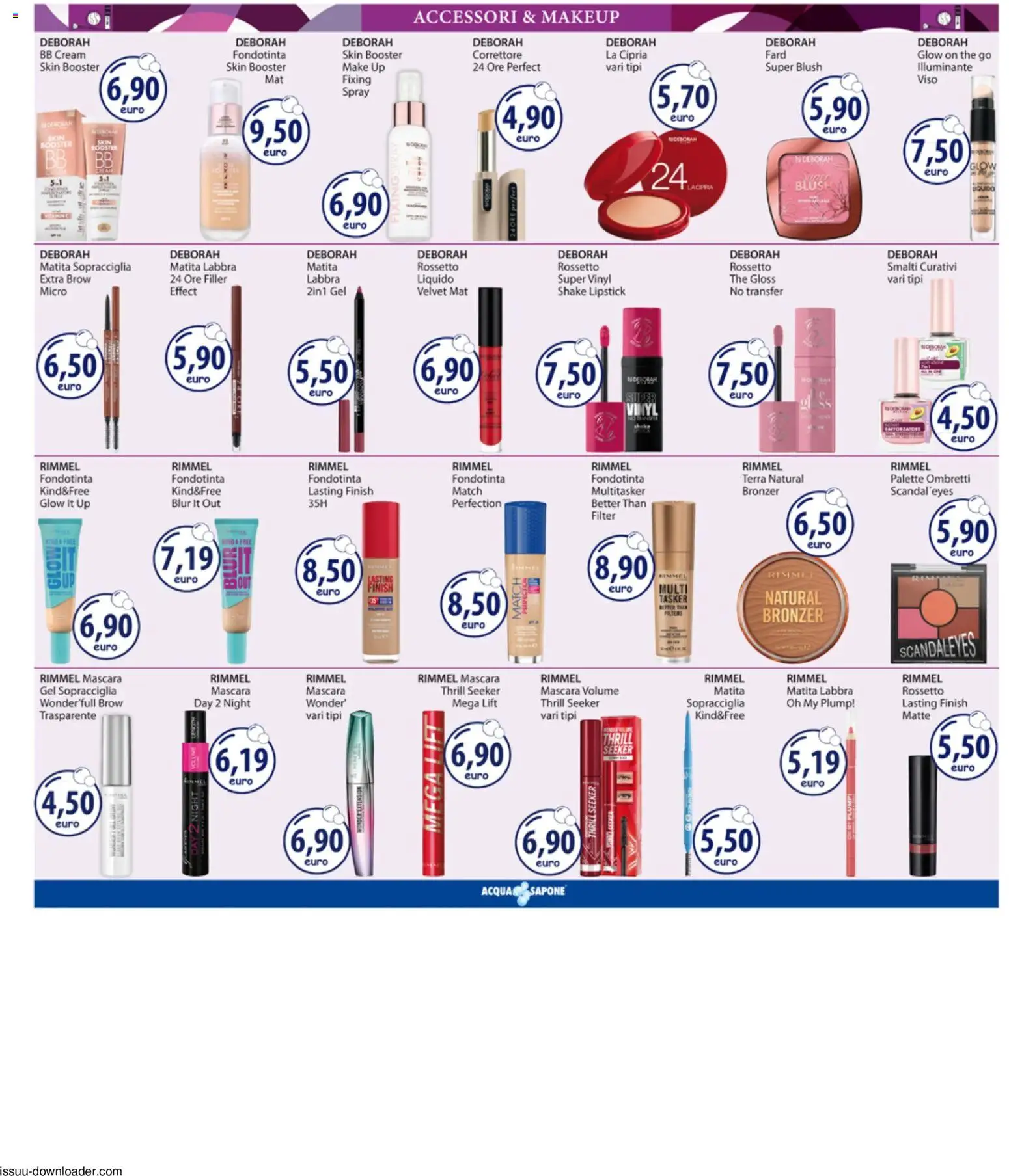 Volantino Acqua e Sapone del 29/06/2026 | Pagina: 4 | Prodotti: The, Correttore, Cipria, Blush