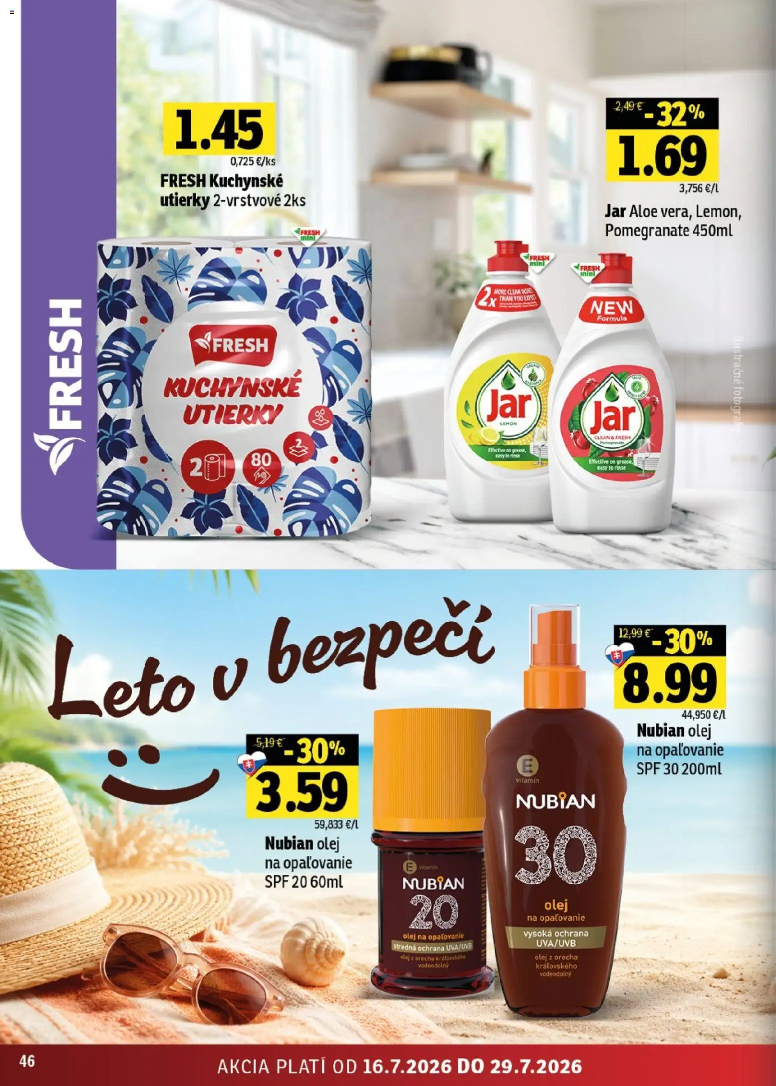 Nové Fresh akcie – leták je platný od 16.07.2026 | Strana: 46