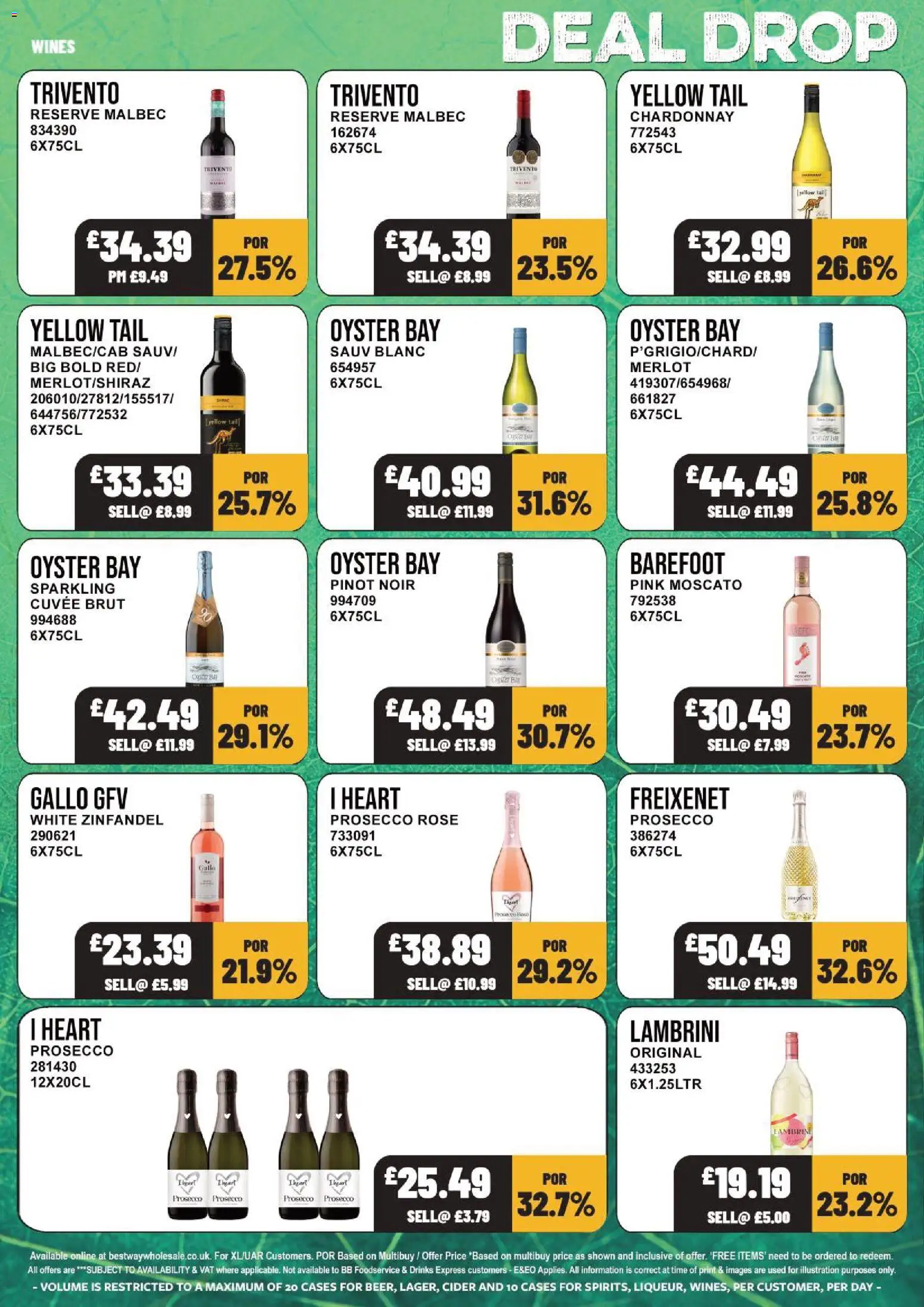 {H1} | Page: 6 | Products: Prosecco, Cider, Drinks
