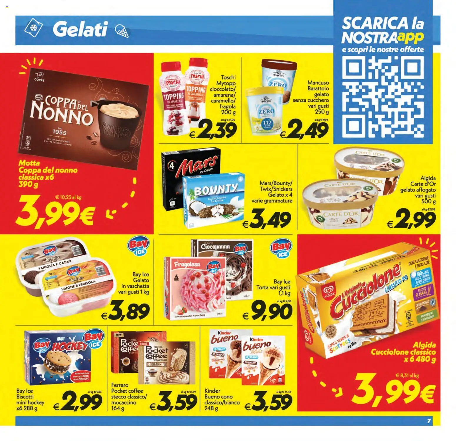 Volantino SuperConveniente del 31/07/2026 | Pagina: 7 | Prodotti: Panna, Biscotti, Zucchero, Amarena