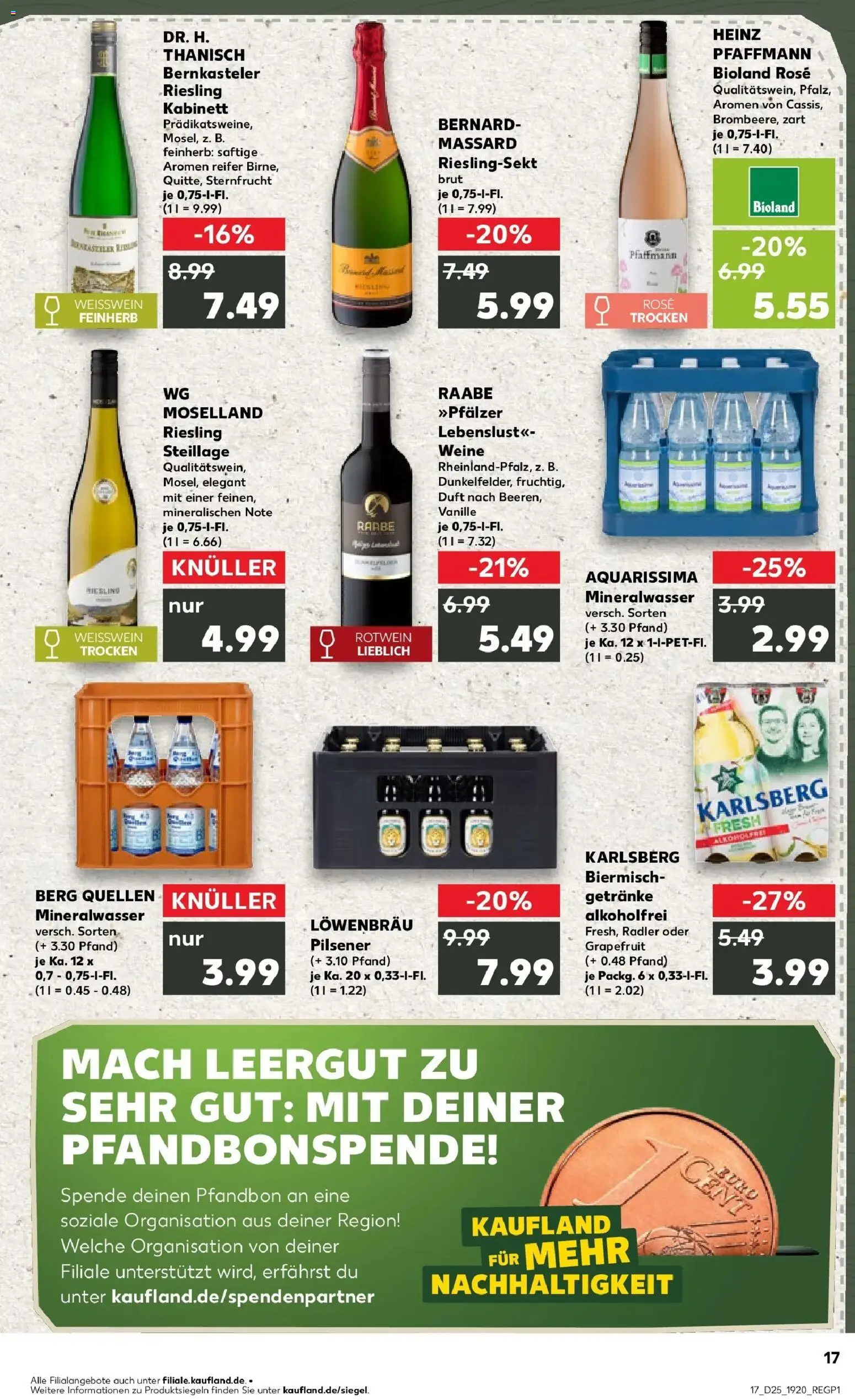 Kaufland Prospekt Hermeskeil – gültig ab 14.06.2026 | Seite: 26 | Produkte: Rotwein, Duft, Mineralwasser, Radler