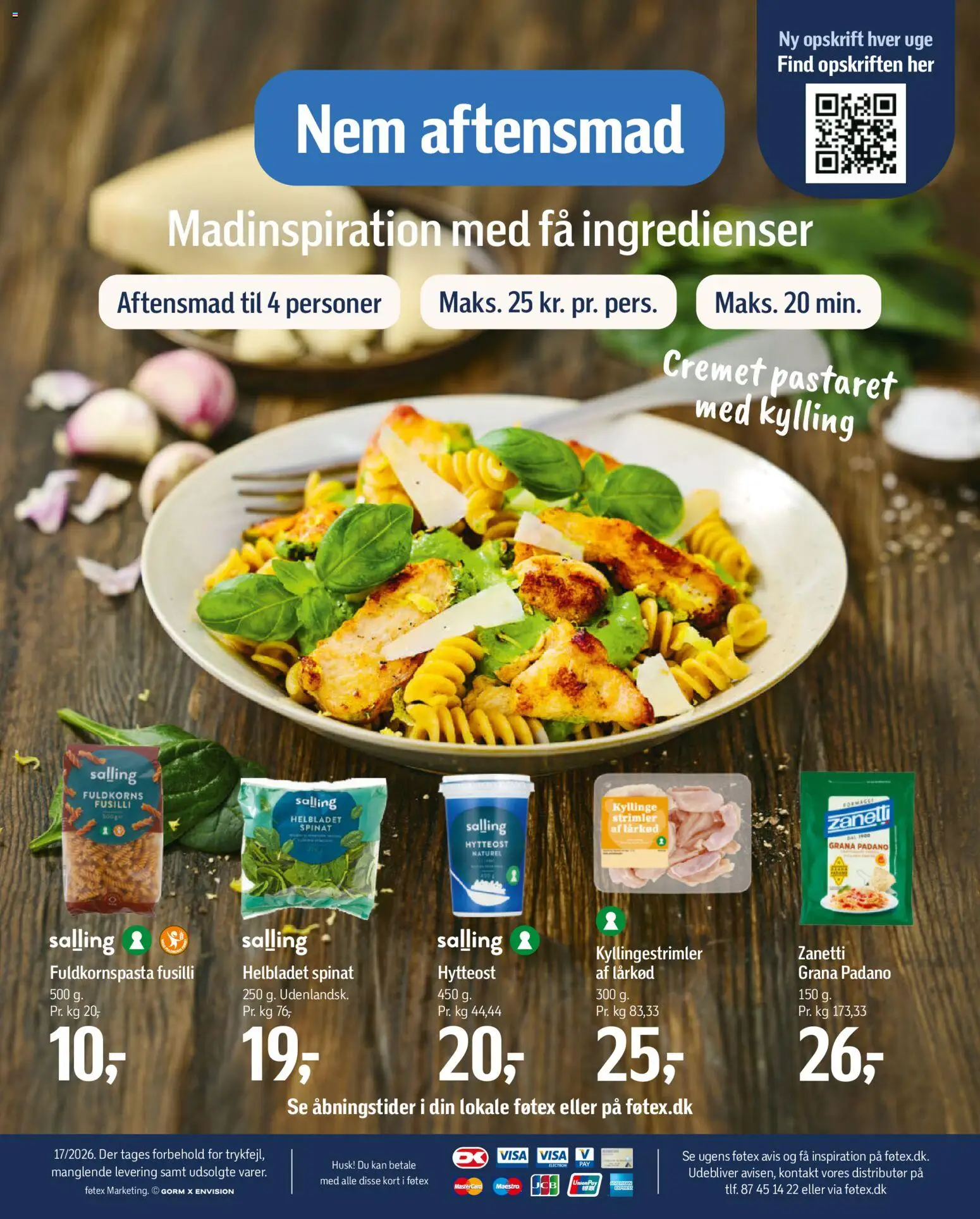 Føtex tilbudsavis – gyldig fra 17.04.2026 | Side: 12 | Produkter: Hytteost, Spinat