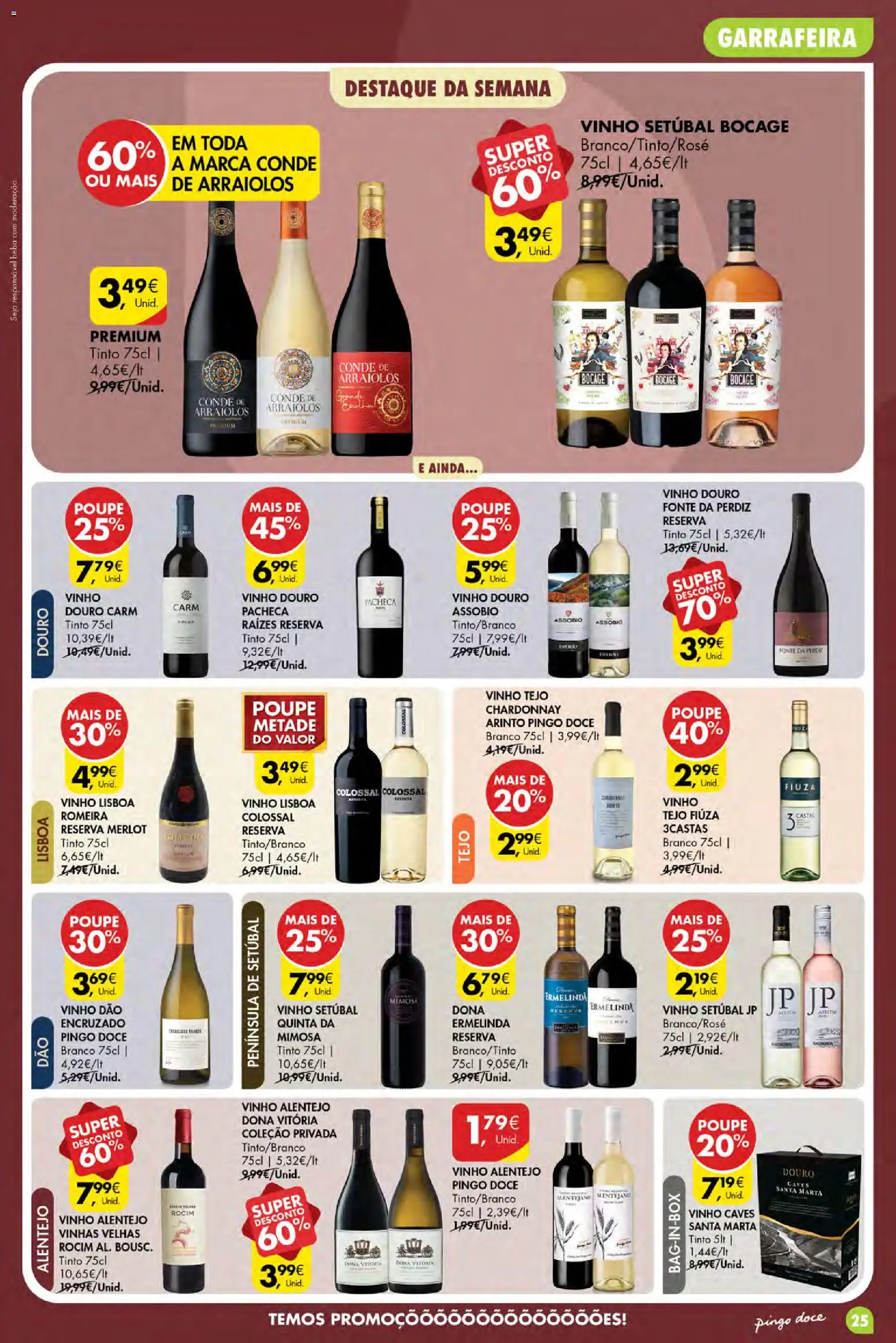 Pingo Doce Poupe Esta Semana Açores │ válido de 02/07/2026 | Página: 25 | Produtos: Vinho
