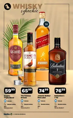 Pogląd oferty "Netto gazetka - Mocna Kolekcja" - ważna od 06.07.2026 | Strona: 8 | Produkty: Grant's, Red label, Whisky