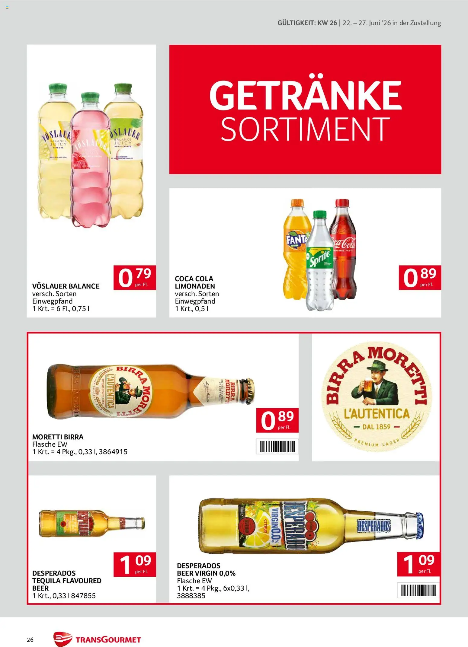 Transgourmet - Broschüre gültig ab 22.06.2026 | Seite: 26