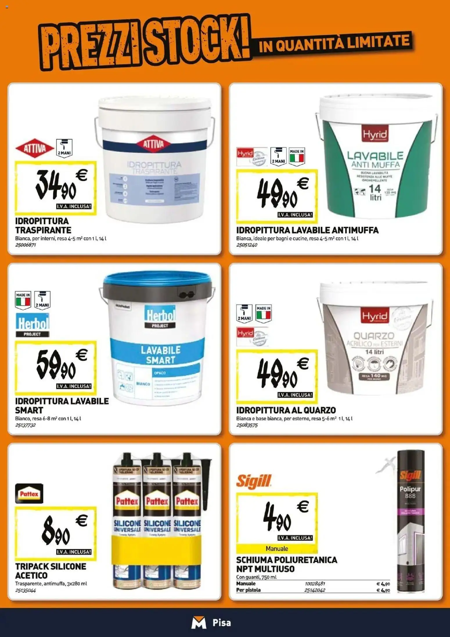 Nuovo TECNOMAT catalogo Pisa dal 27/08/2026 > offerte anteprima 🛍️ | Pagina: 12 | Prodotti: Schiuma, Silicone