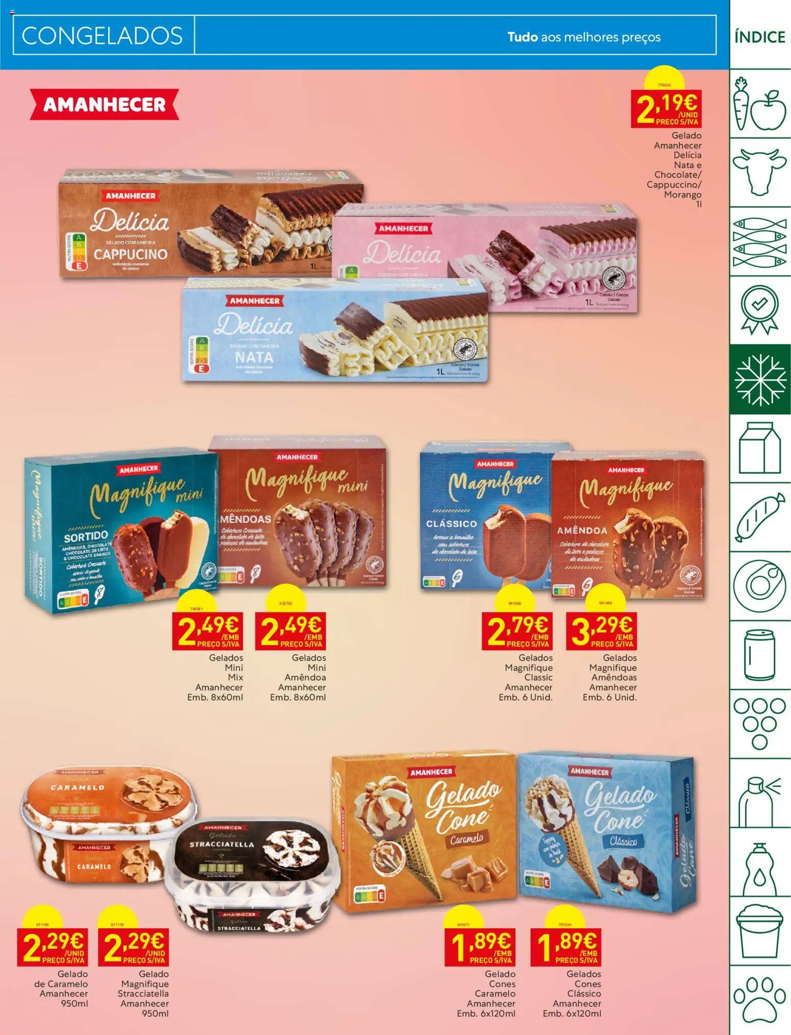 Recheio folheto Madeira │ válido de 11/08/2026 | Página: 9 | Produtos: Chocolate branco, Cacau, Gelado, Leite