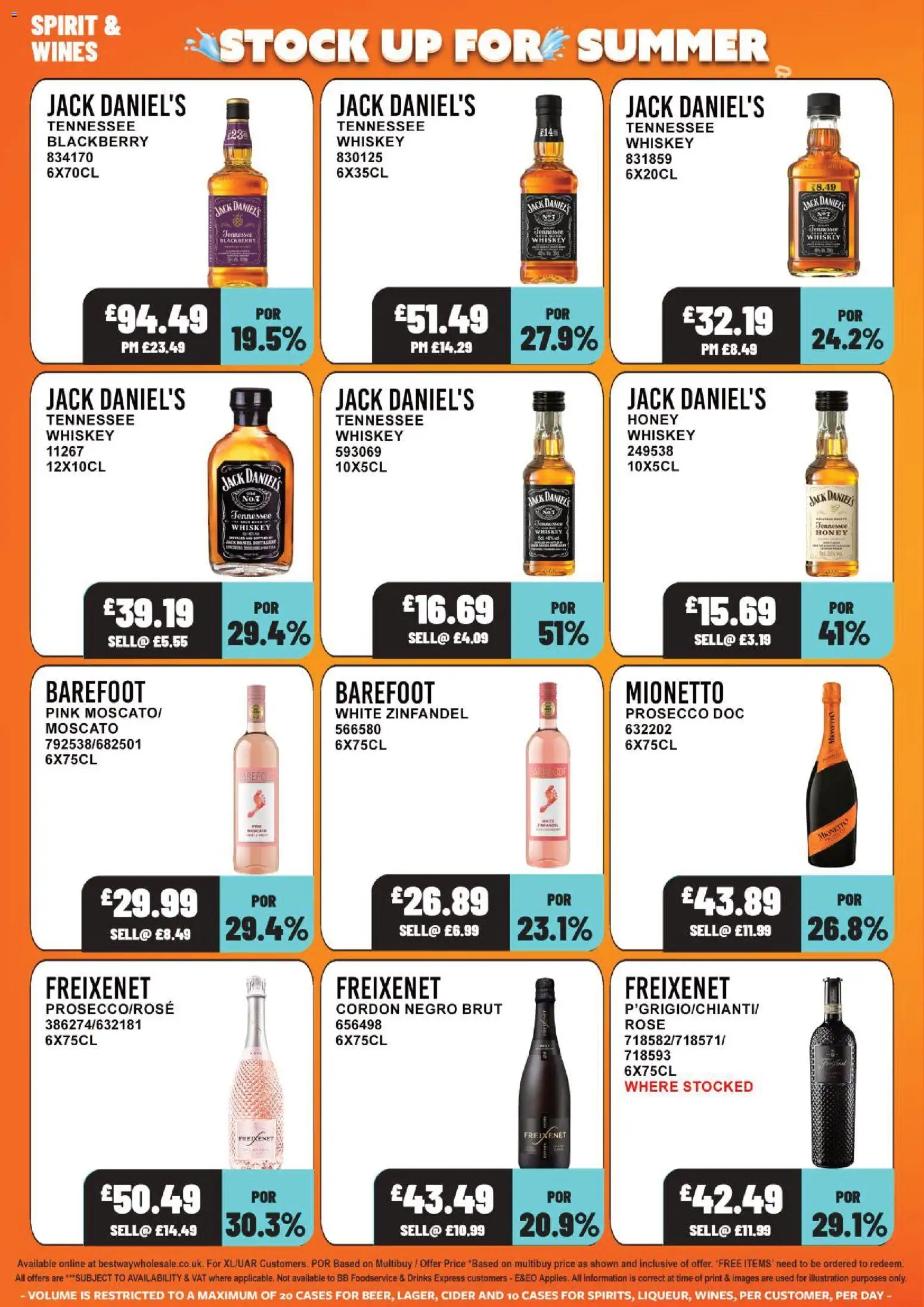 {H1} | Page: 6 | Products: Prosecco, Drinks, Whiskey, Honey
