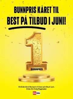 Forhåndsvisning av Bunnpris BEST PÅ TILBUD I JUNI gyldig fra 03/07/2026