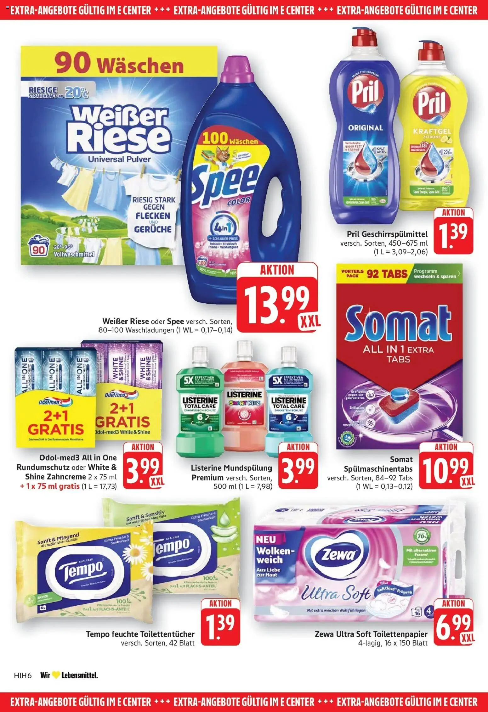Edeka prospekt Göppingen	 – gültig ab 04.05.2026 | Seite: 32 | Produkte: Zewa, Geschirrspülmittel, Tempo, Pril