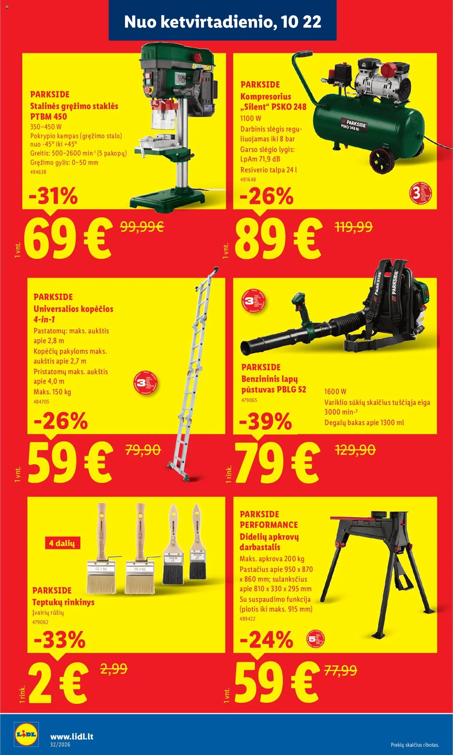 LIDL akcijos nuo 2026.10.22 | Puslapis: 2