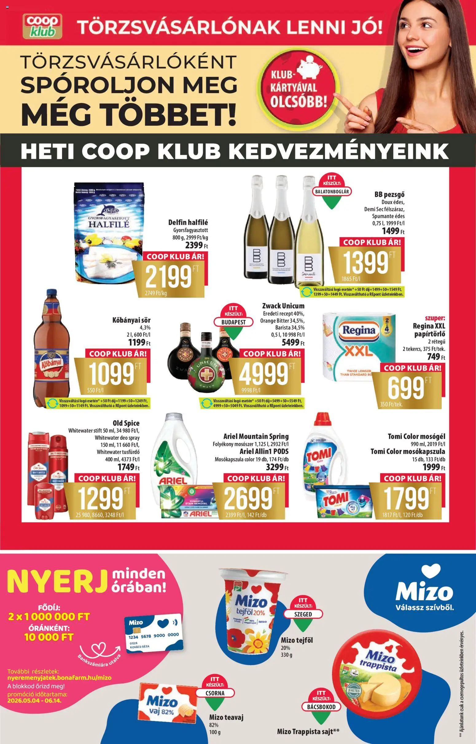 COOP akciós ujság - amely érvényes a következő dátumtól: 04.06.2026 | Oldal: 9
