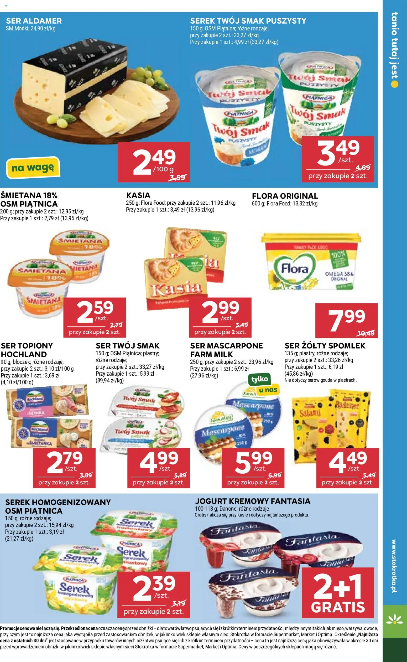 Stokrotka gazetka - Market od 07.05.2026 | Strona: 24 | Produkty: Serek homogenizowany, Stokrotka, Mascarpone, Śmietana