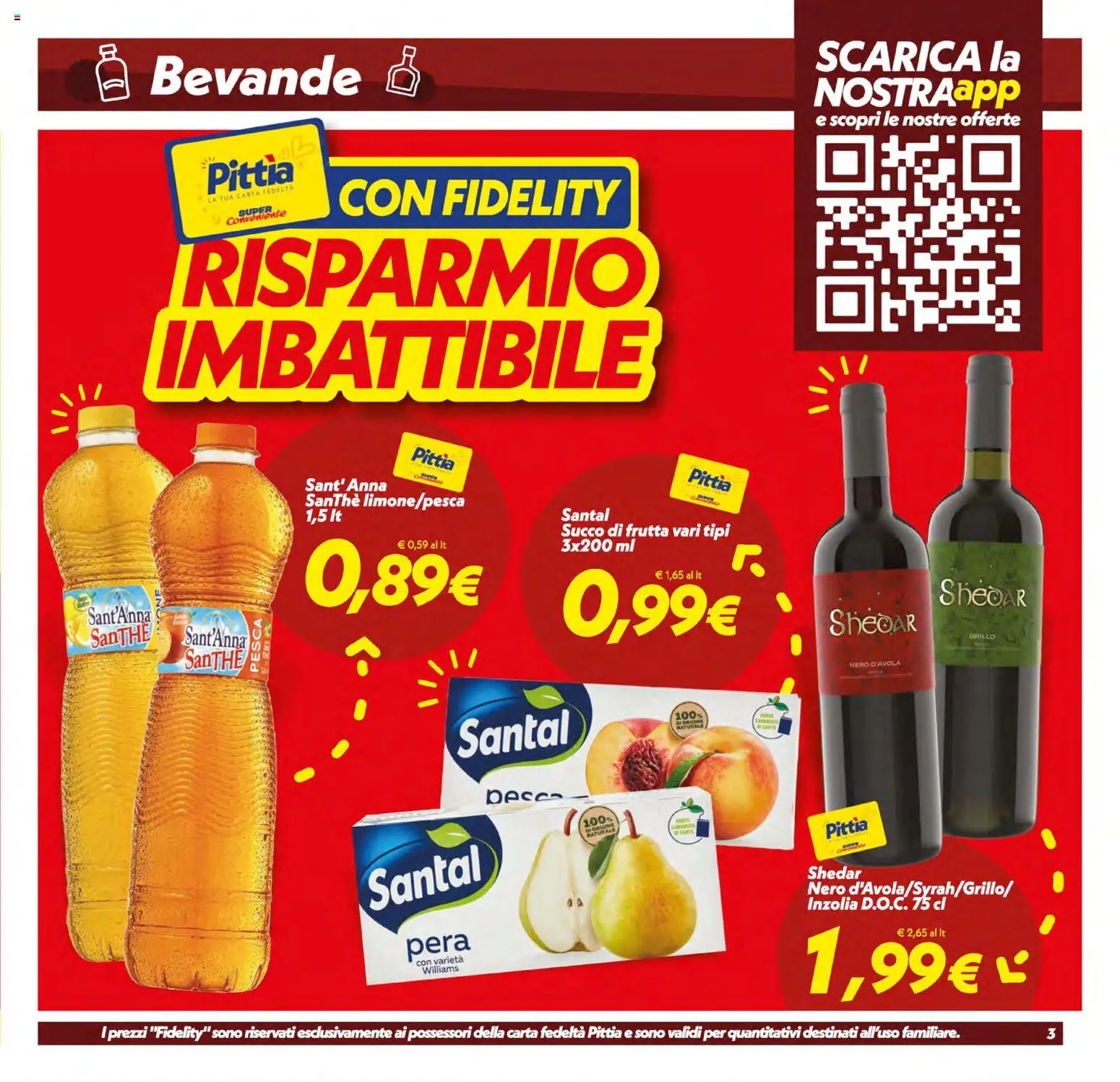 Volantino SuperConveniente del 31/07/2026 | Pagina: 3 | Prodotti: Succo, Frutta, Pera, Succo di frutta