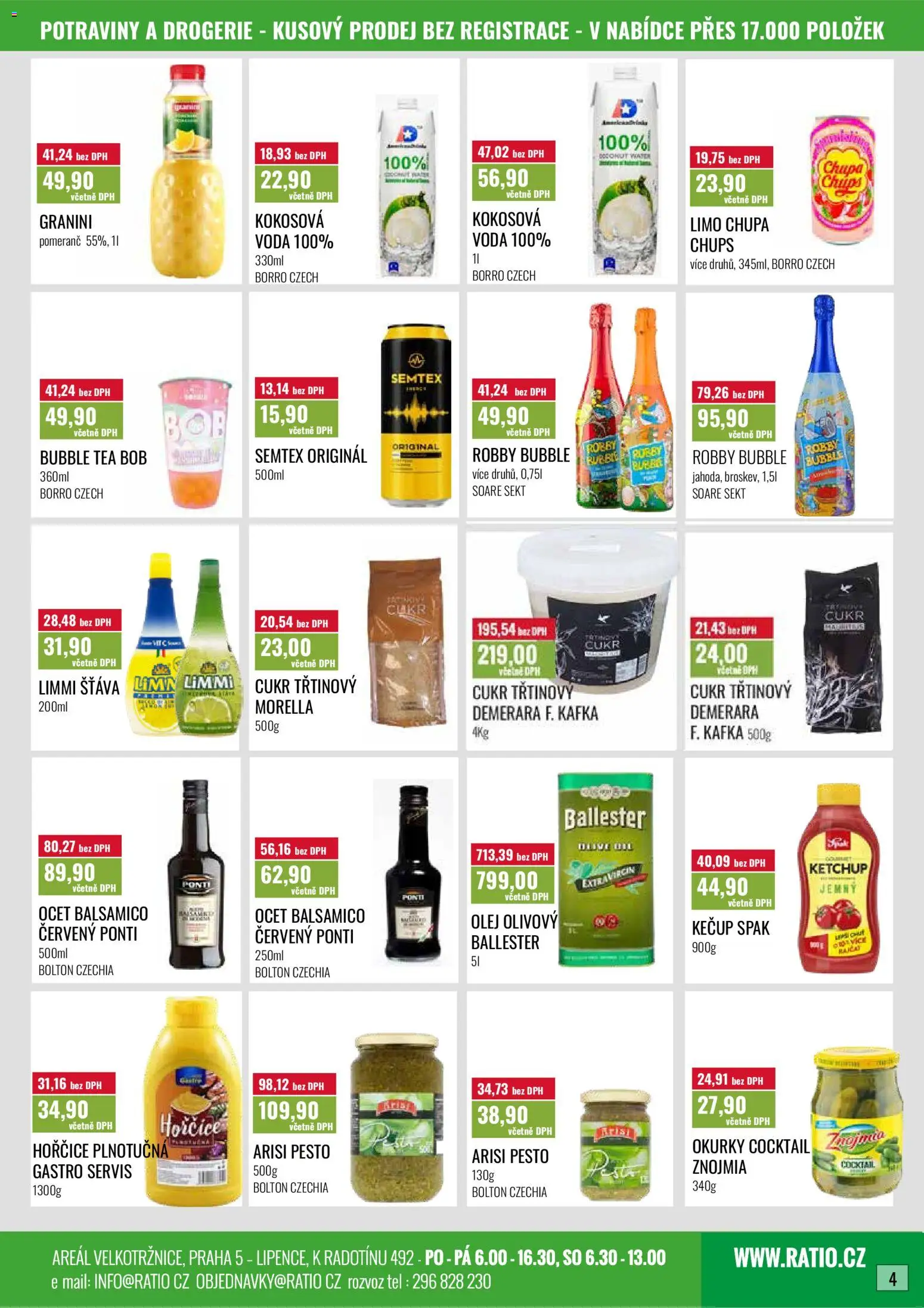 Ratio leták od 01.09.2026 | Strana: 5 | Produkty: Olej, Okurky, Hořčice, Balsamico