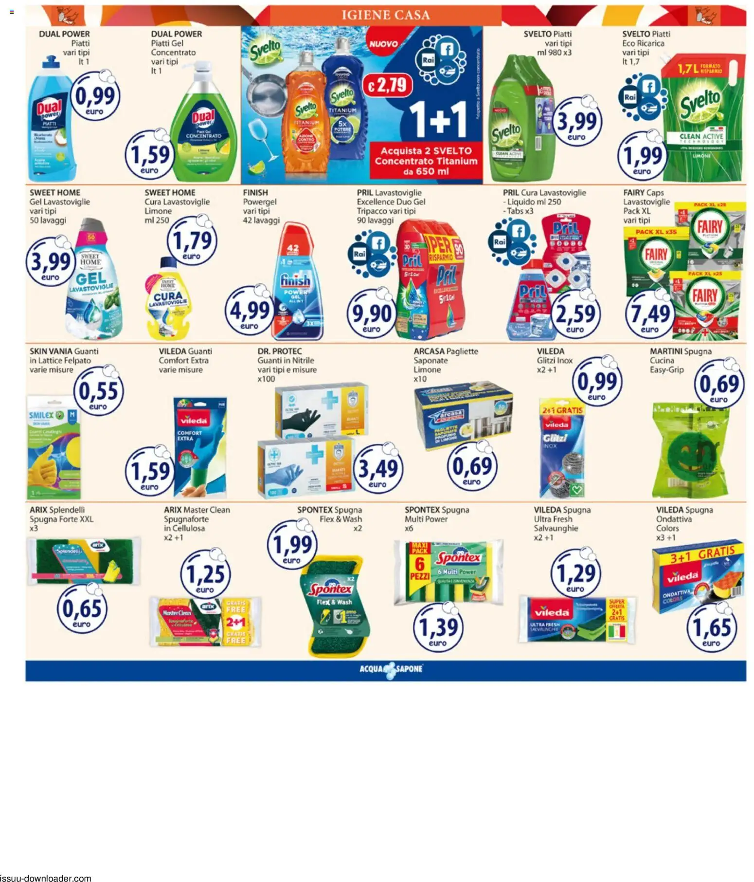 Volantino Acqua e Sapone del 10/08/2026 | Pagina: 14 | Prodotti: Piatti, Limone, Martini, Profumo