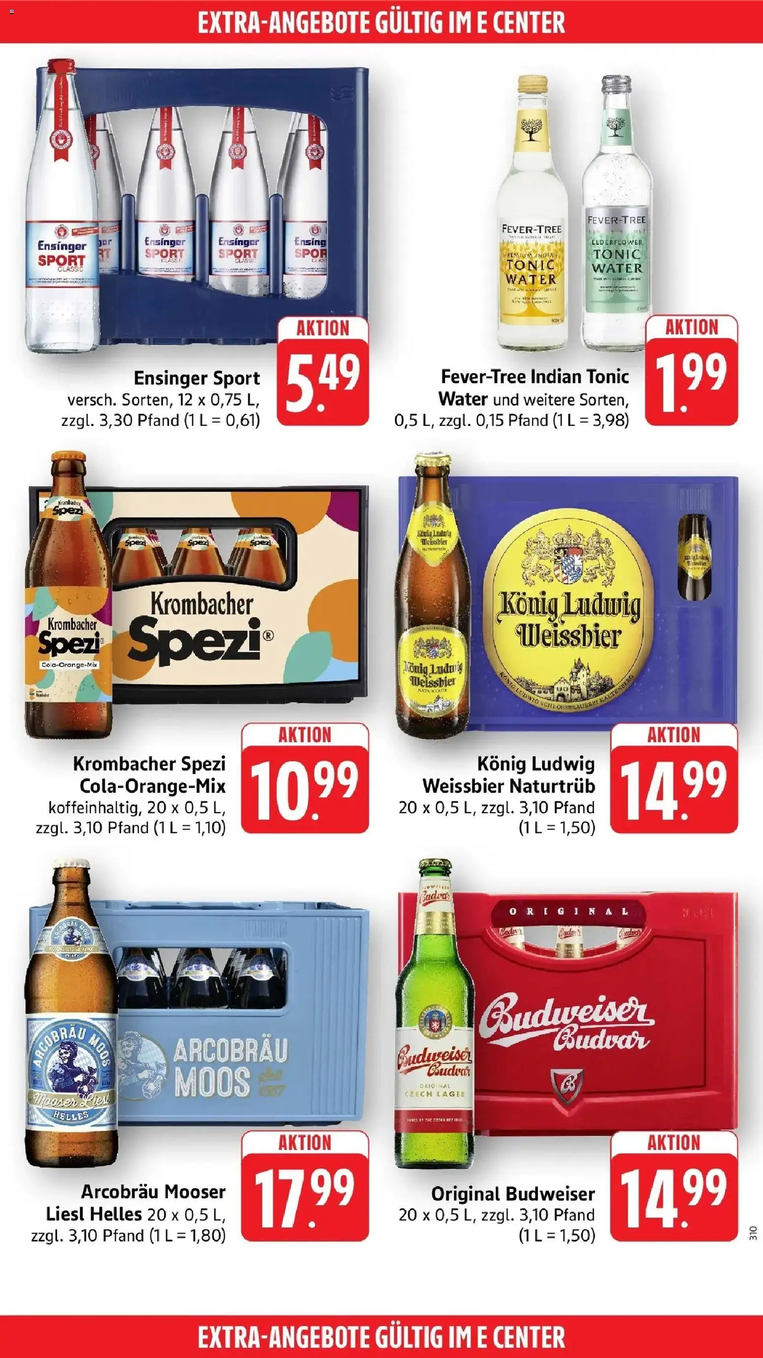 Edeka Prospekt Möglingen (ab 10.08.2026) » Angebote Online | Seite: 48 | Produkte: Weißbier, Krombacher, Budweiser