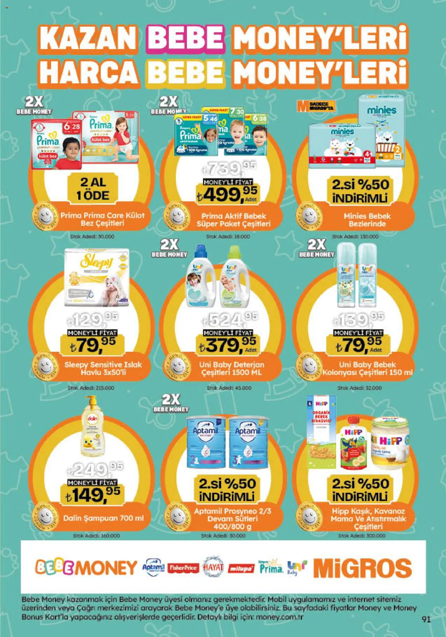 Migros Katalog - 5M Migroskop Dijital - 06 Ağustos 2026 tarihinden itibaren geçerlidir | Sayfa: 91 | Ürünler: Atıştırmalık, Şampuan, Deterjan, Külot