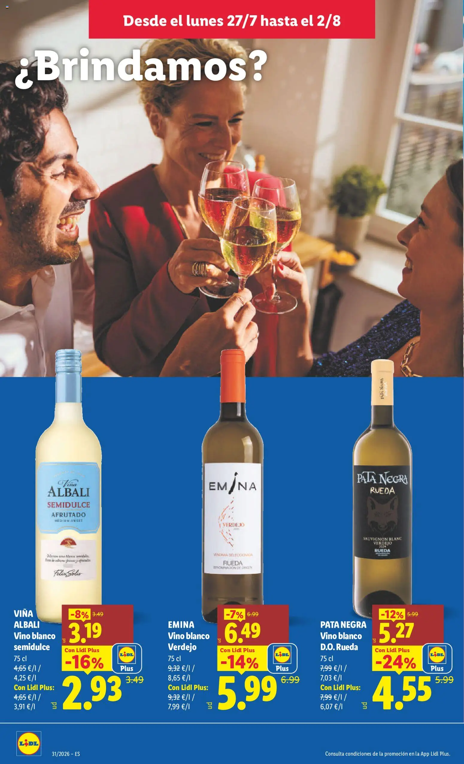 Lidl folleto │ válido desde el 27/07/2026 | Página: 8 | Productos: Vino