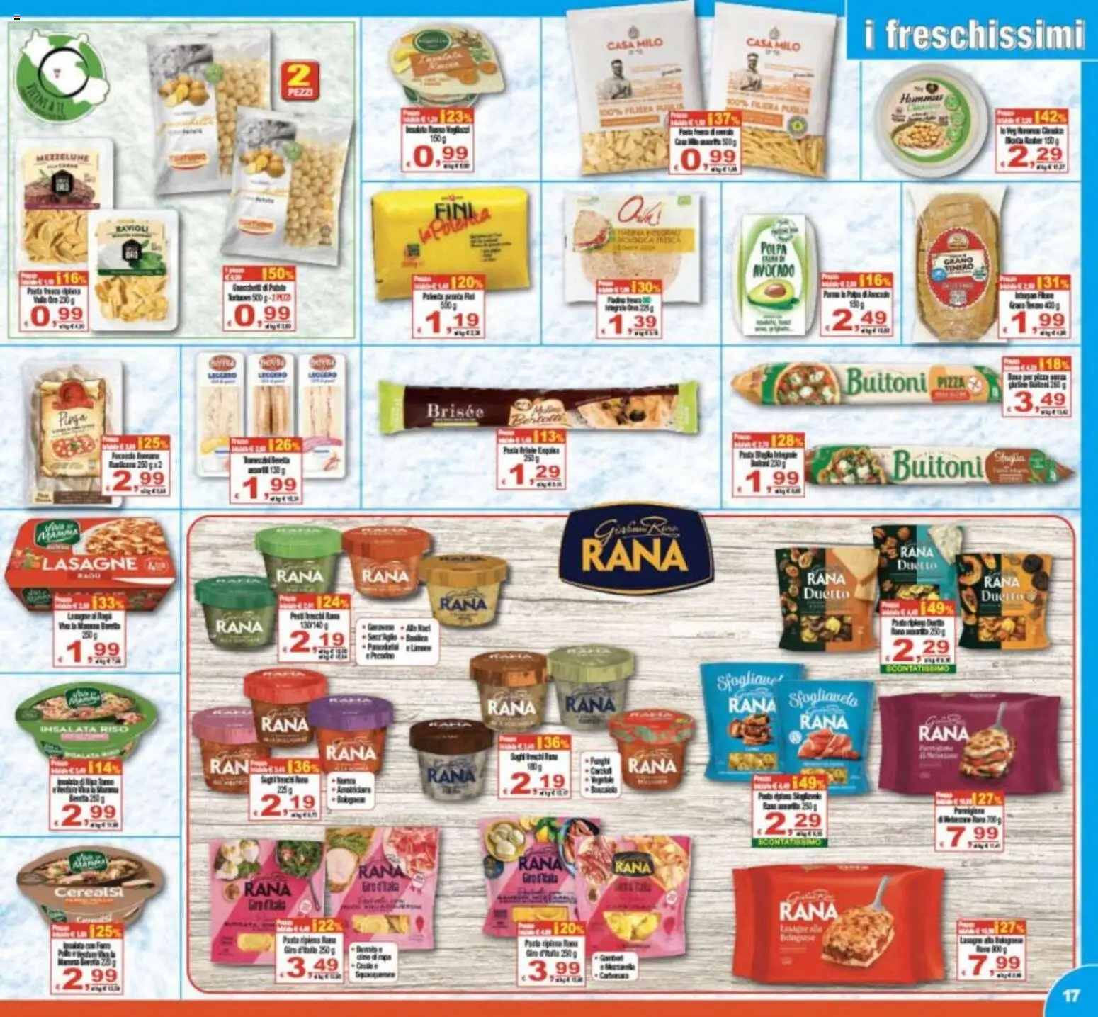Volantino CTS del 08.05.2026 | Pagina: 17 | Prodotti: Pizza, Insalata, Avocado, Pasta