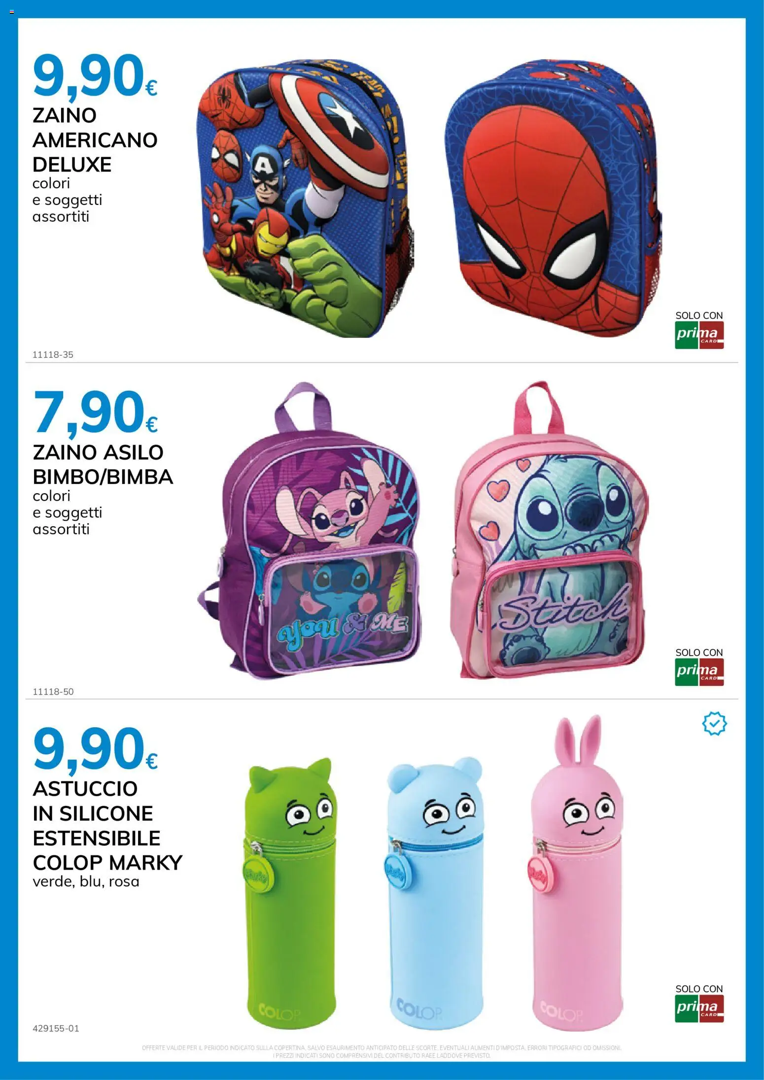 Volantino Basko del 21/08/2026 | Pagina: 4 | Prodotti: Zaino, Astuccio, Silicone