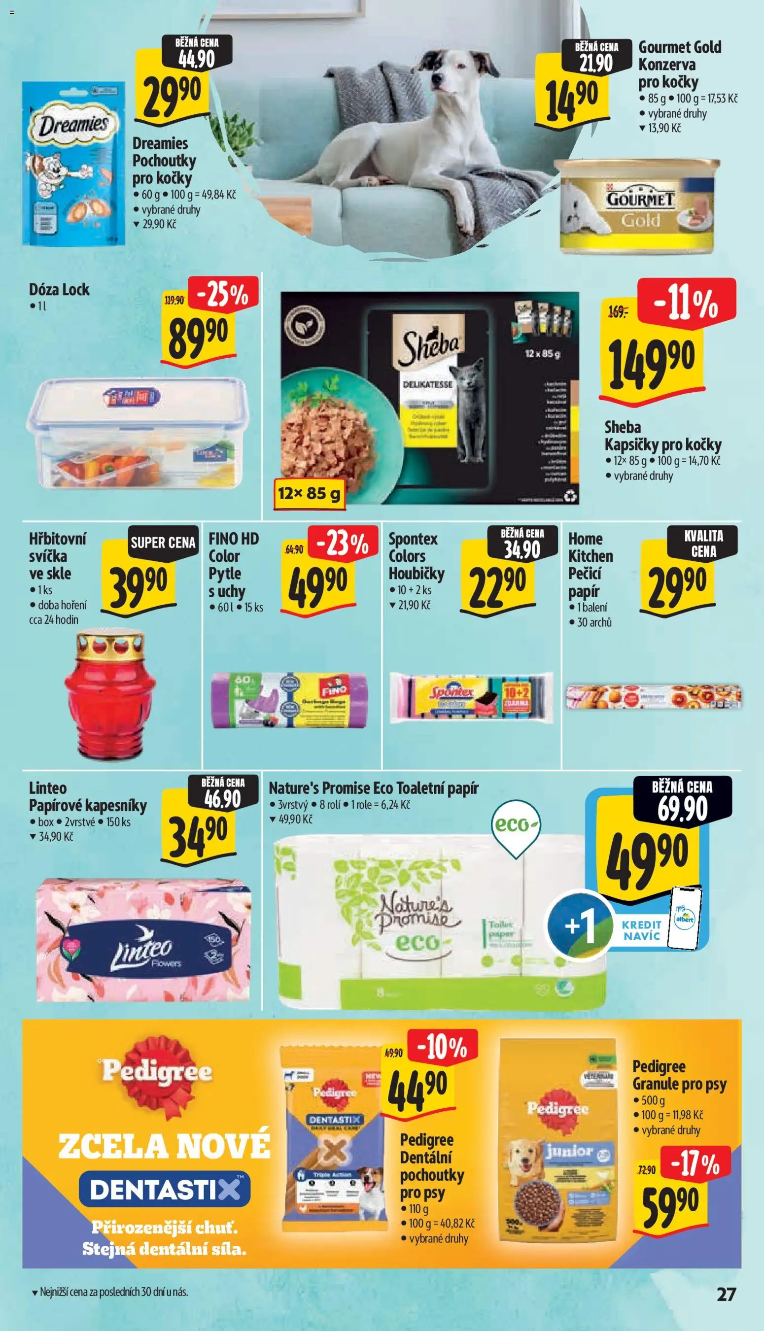 Albert leták - Supermarket Frenštát pod Radhoštěm od 30.09.2026 | Strana: 41 | Produkty: Gourmet, Kapsičky pro kočky Sheba, Kapsičky pro kočky, Gourmet Gold