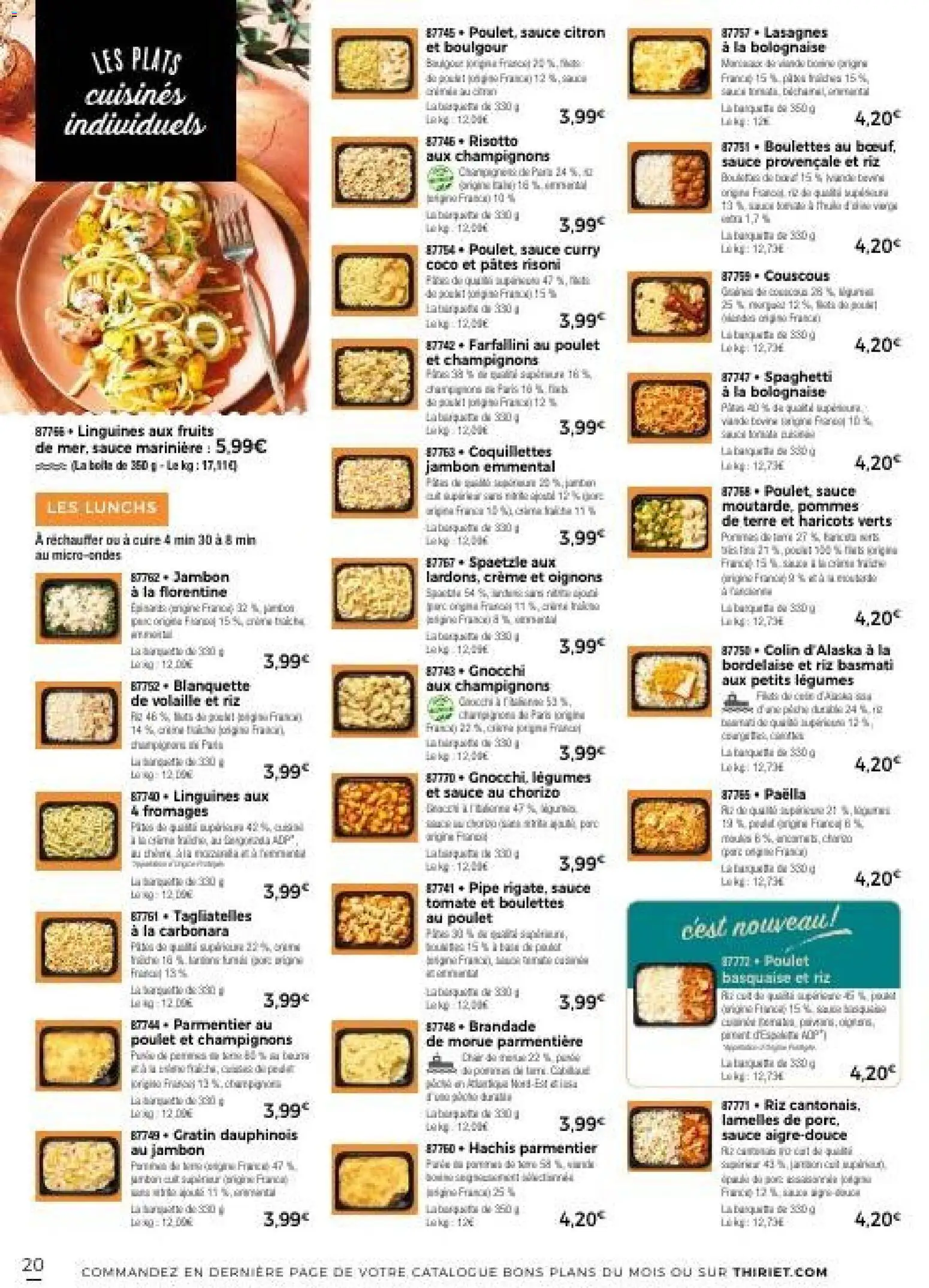 {H1} | Page: 23 | Produits: Chorizo, Volaille, Haricots verts, Curry