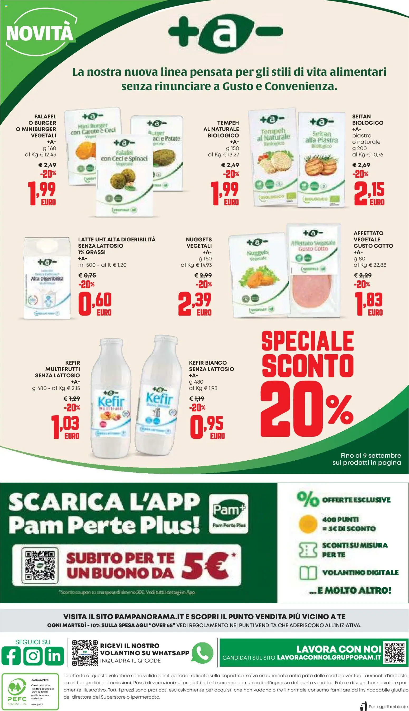 Volantino Panorama del 27/08/2026 | Pagina: 24 | Prodotti: Ceci, Patate, Carote, Seitan