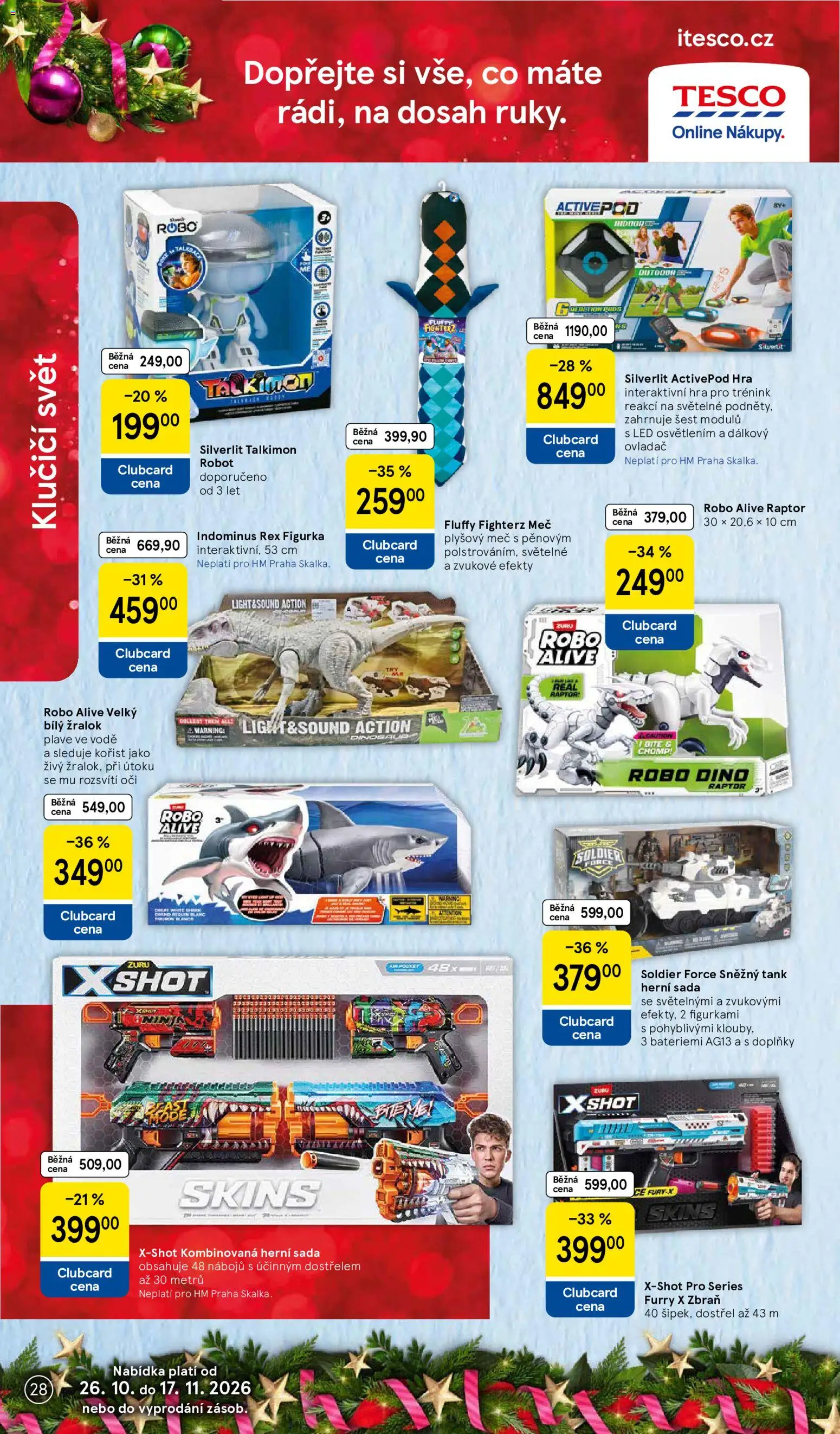 Tesco leták - Vánoční katalog hraček od 26.10.2026 | Strana: 28