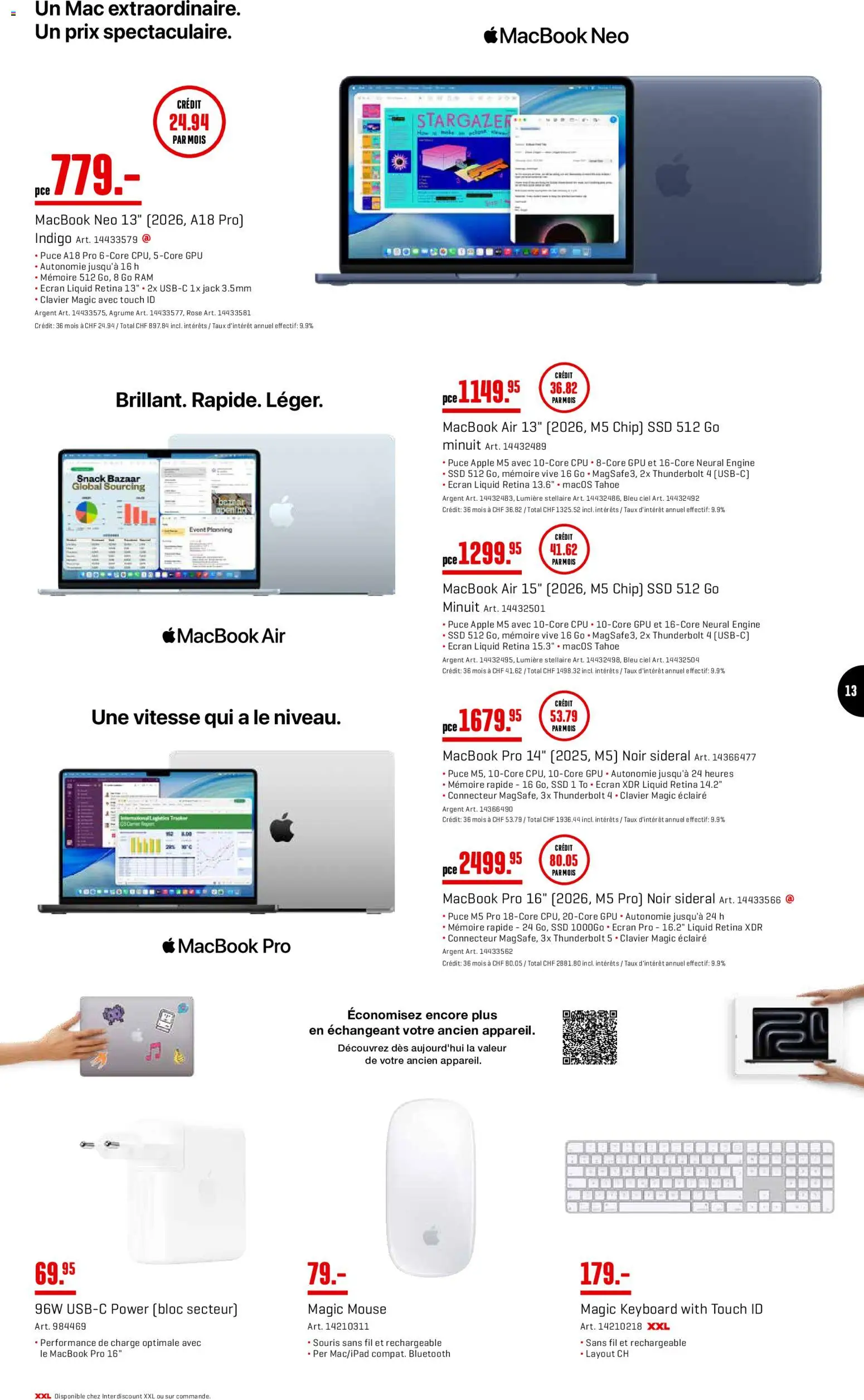 Interdiscount aktionen Offres – gültig ab 07.09.2026 | Seite: 13 | Produkte: Apple, Macbook