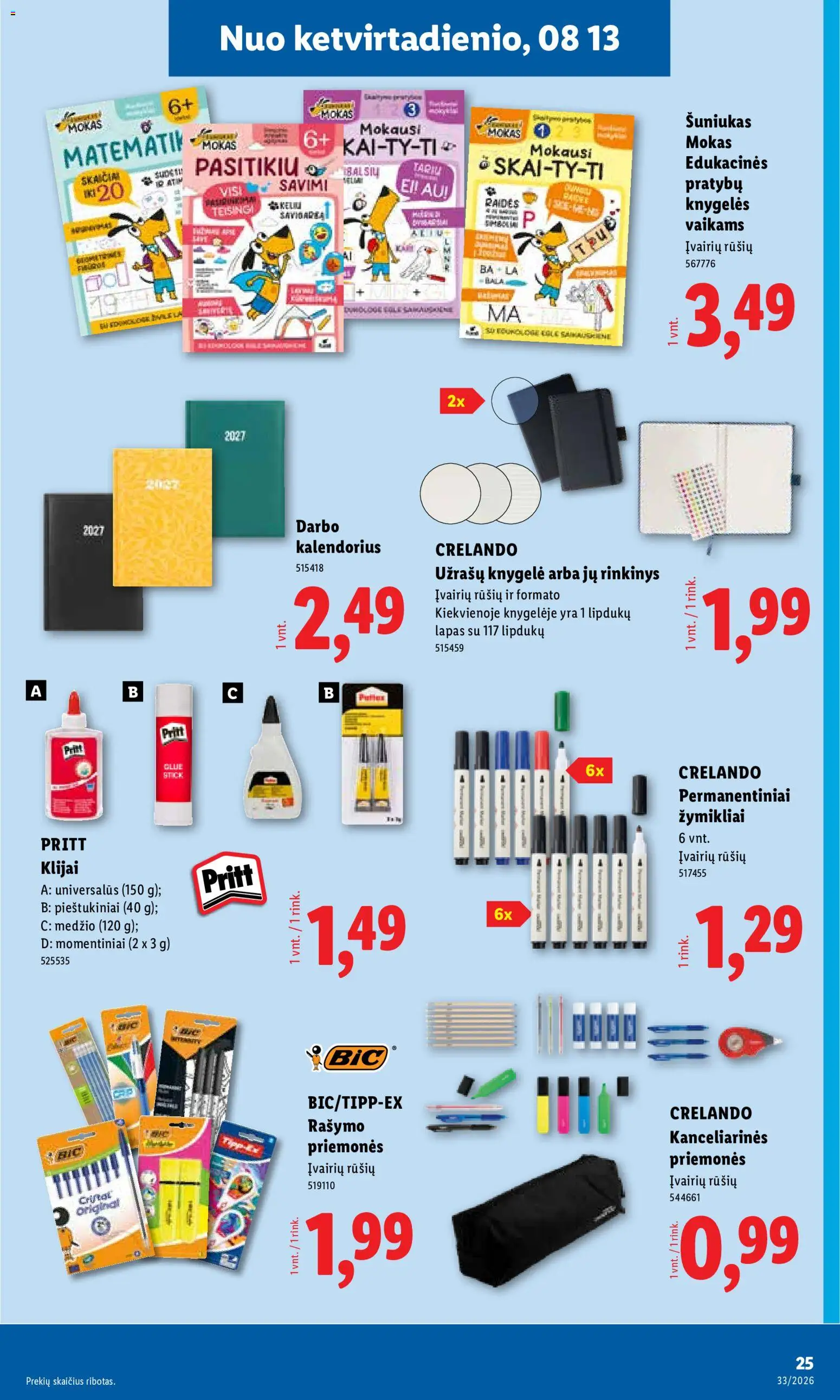 LIDL akcijos nuo 2026.08.10 | Puslapis: 25