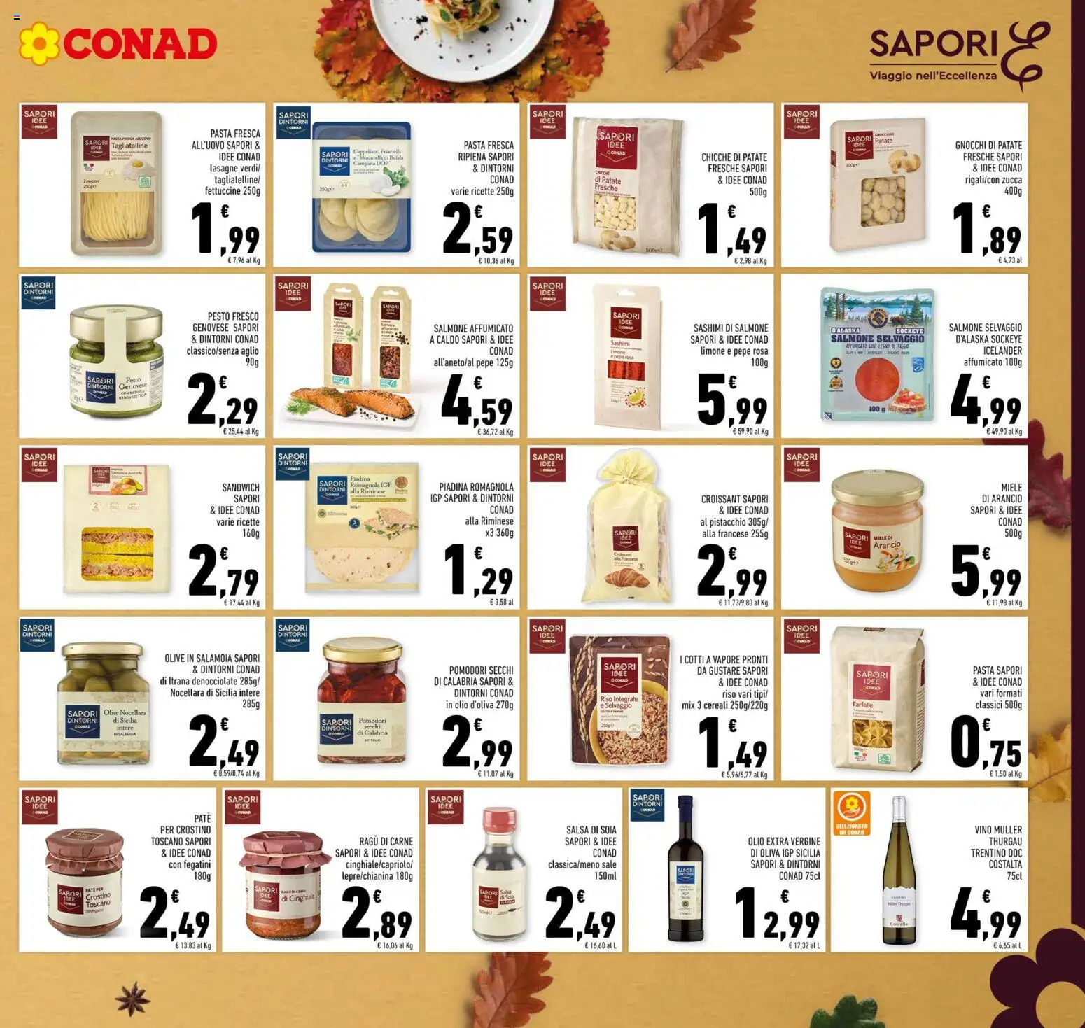 Volantino Conad del 09/09/2026 | Pagina: 13 | Prodotti: Salsa, Friarielli, Olio d'oliva, Salsa di soia