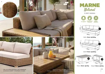 Pré-visualização Espaço Casa folheto Ar Livre 2026 válido de 07.03.2026 | Página: 59 | Produtos: Sofá, Mesa