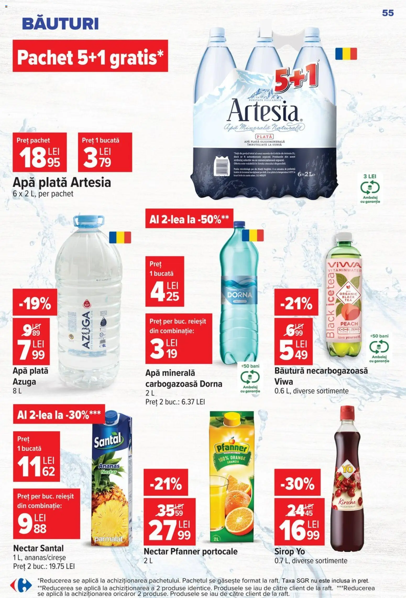Noul catalog Carrefour – valabil de la 05.08.2026 | Pagină: 56 | Produse: Zero, Aplică, Pepsi, Cola