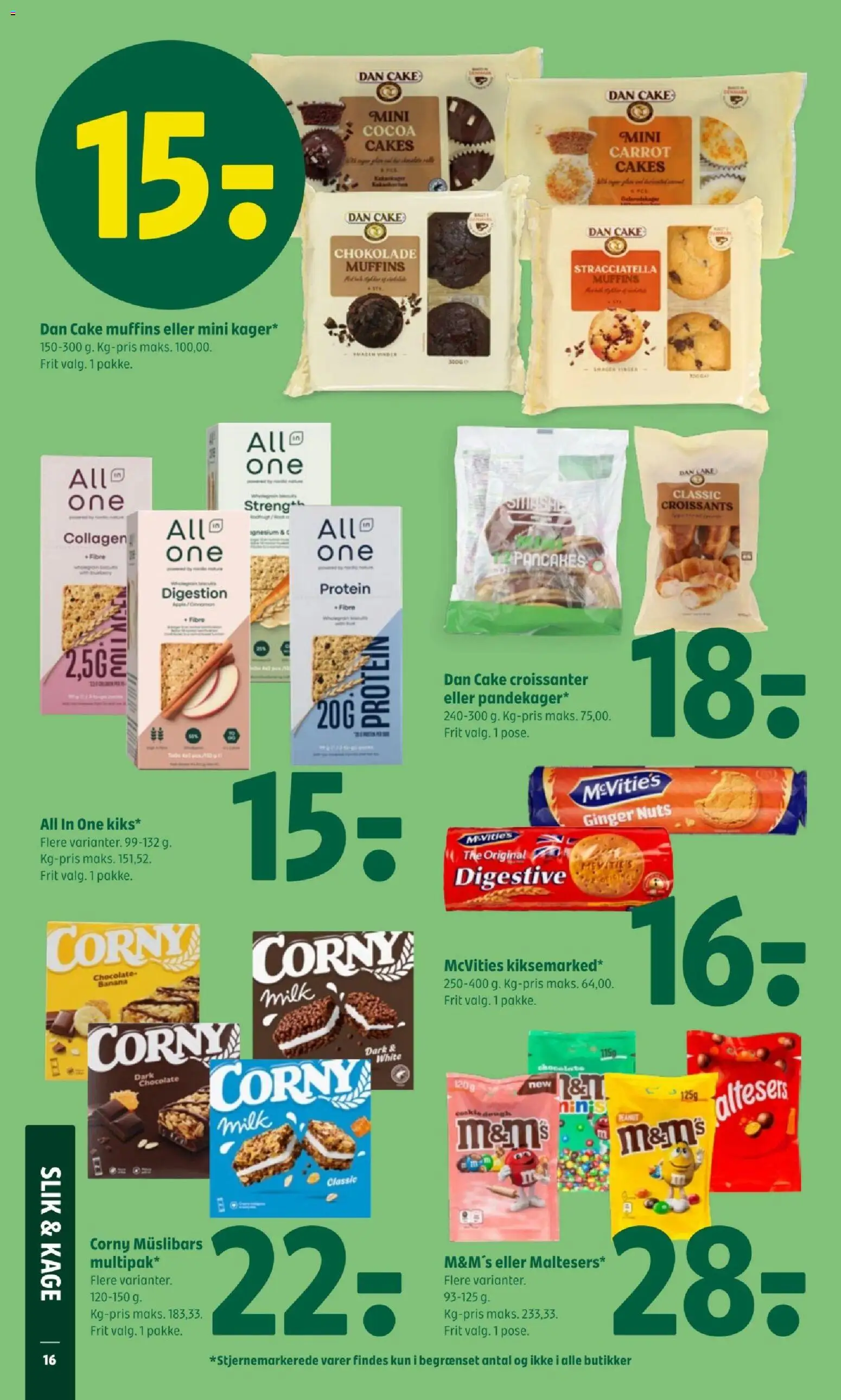 Coop 365 tilbudsavis – gyldig fra 09/04/2026 | Side: 18 | Produkter: Chokolade, Slik, Collagen, Muffins