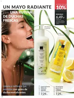 Vista previa Crema de Ducha White Lily, Crema nutritiva de ducha White Lily válido desde el 01.05.2026 | Página: 24 | Productos: Gel de ducha, Crema, Crema nutritiva, Ducha