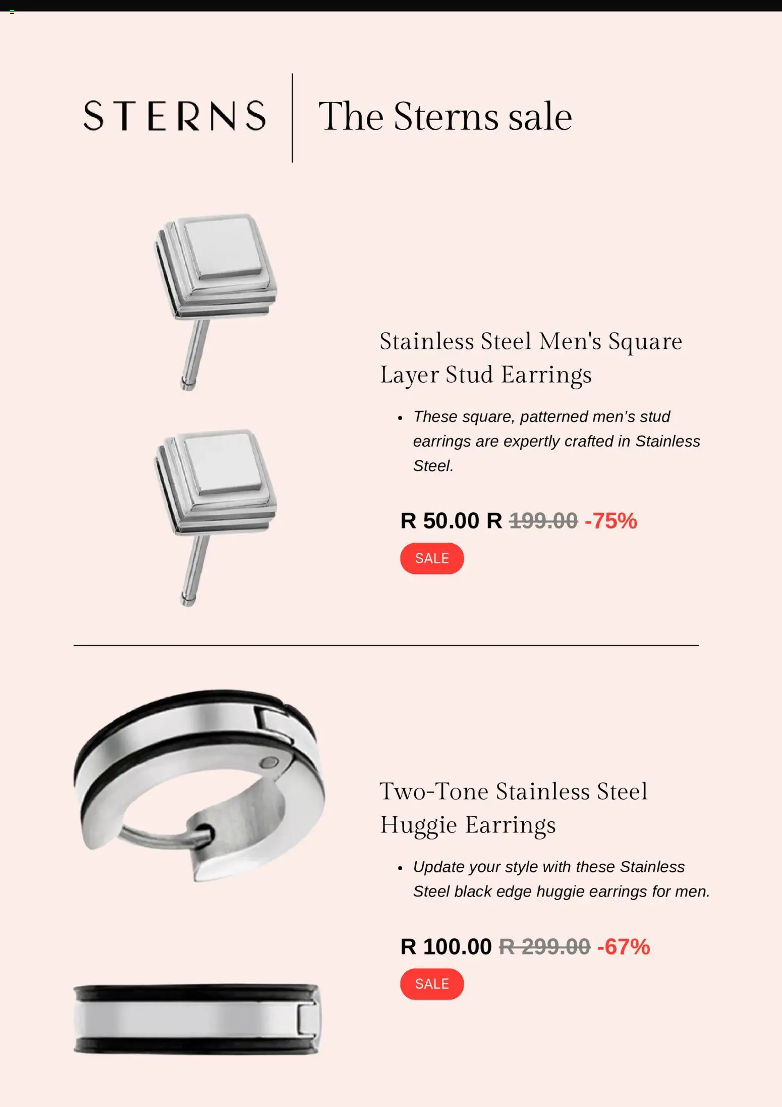 New Sterns catalogue – valid from 17/07/2026 | Page: 3 | Products: Earrings