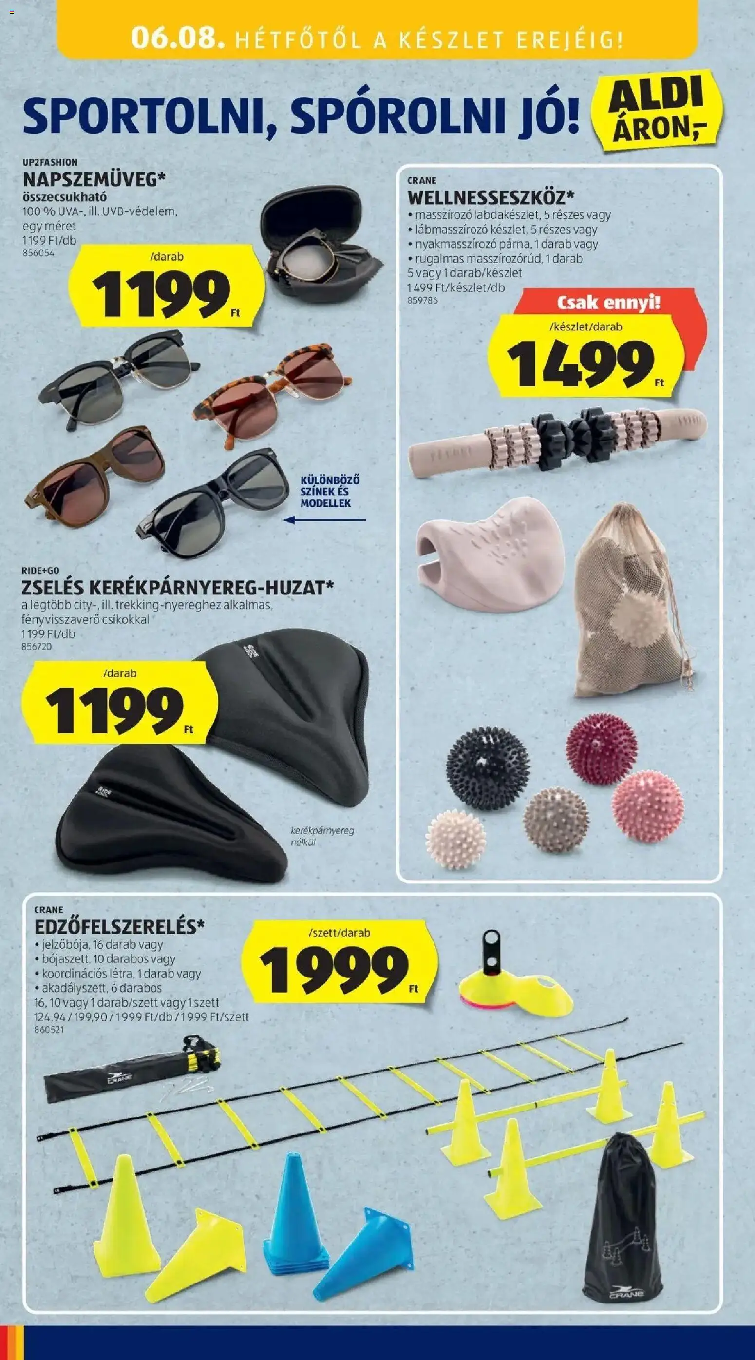 Aldi akciós ujság - amely érvényes a következő dátumtól: 04.06.2026 | Oldal: 52 | Termékek: Lábmasszírozó