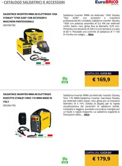 Anteprima del volantino Eurobrico Saldatrici e accessori catalogo valido a partire dal 23.07.2025 | Pagina: 14 | Prodotti: Maschera, Valigia, Saldatrice