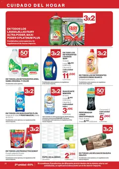 Vista previa El Corte Inglés ofertas válido desde el 28/10/2026 | Página: 28 | Productos: Detergente, Bolsas de basura, Lavavajillas, Papel de aluminio